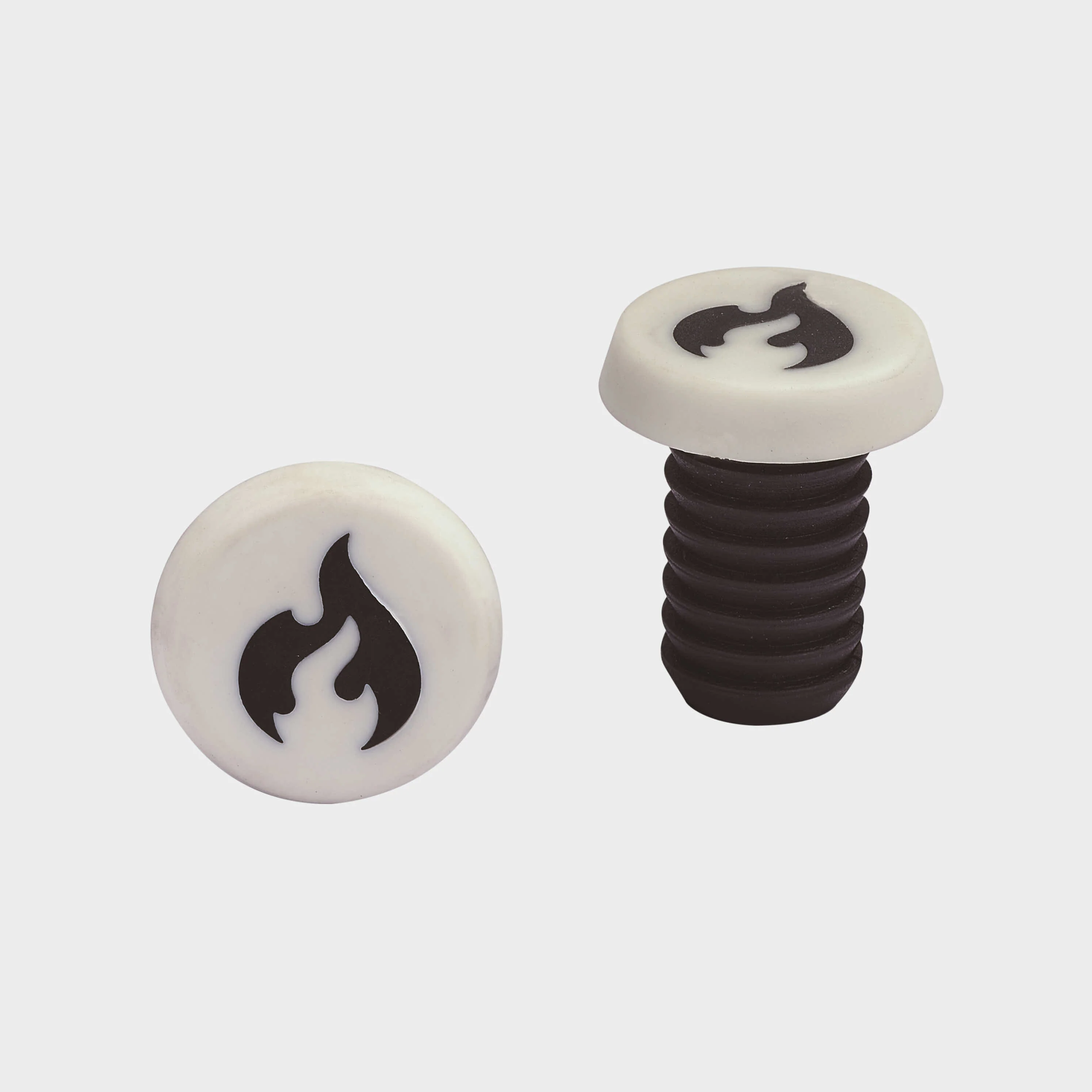 Chilli Stunt Bar Ends: White / Black