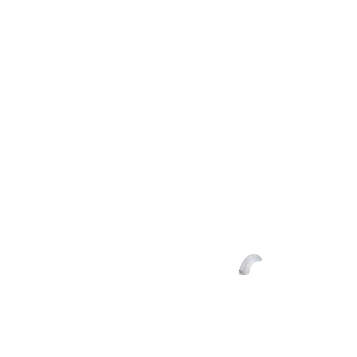 Brake: White Glitter - Image 2