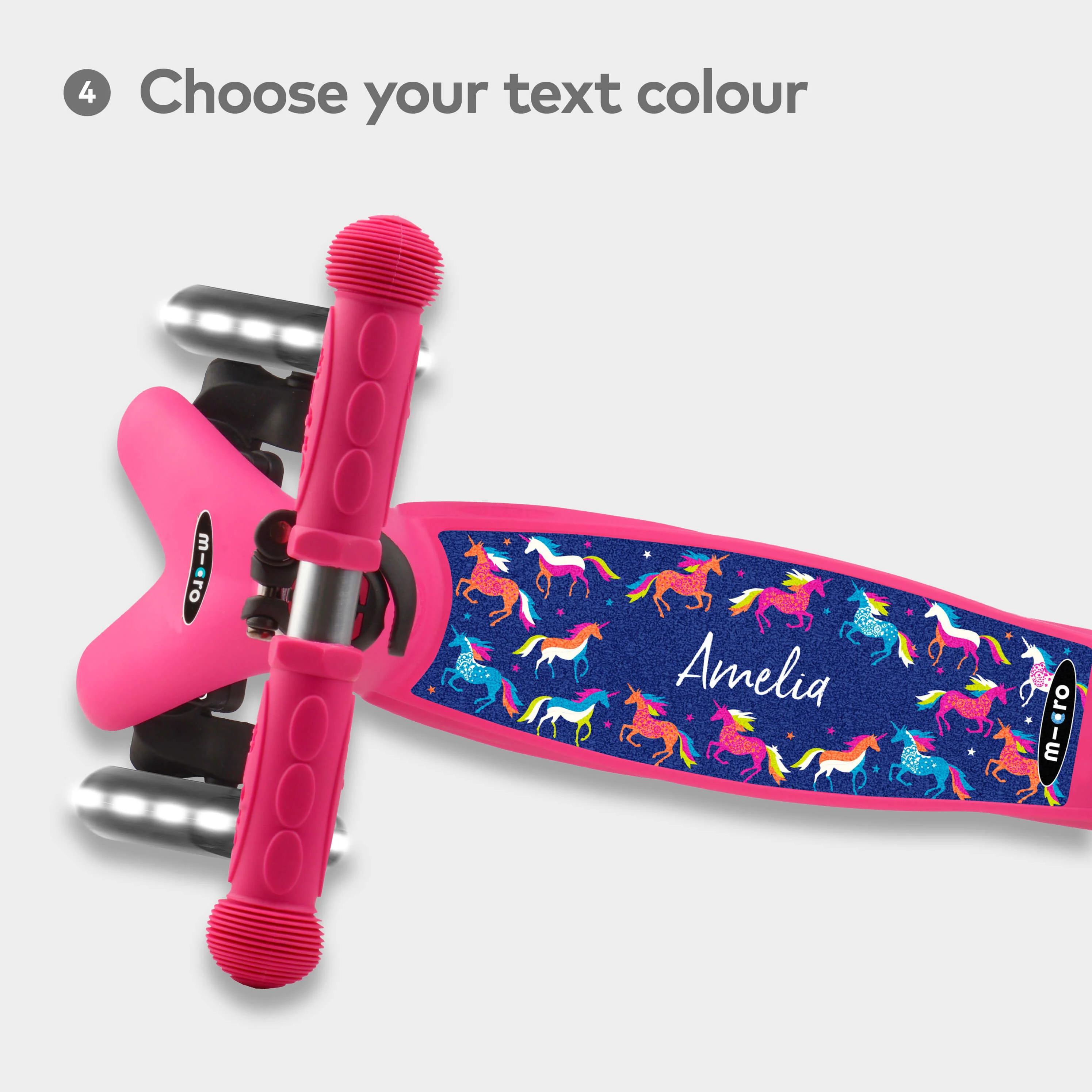 Mini Micro Personalised Deck Mini Micro Personalised Deck: Plain Pink - Image 6