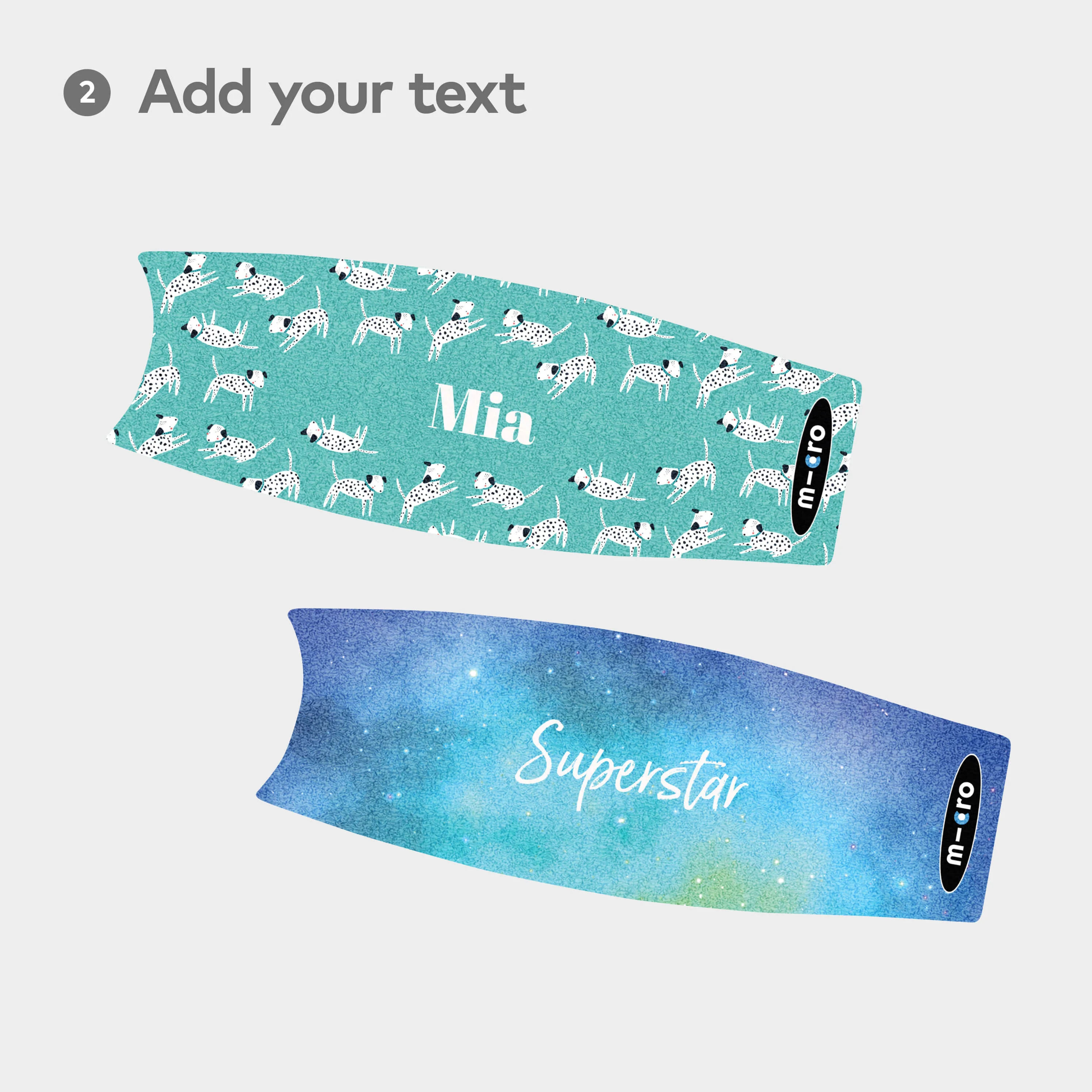 Mini Micro Personalised Deck Mini Micro Personalised Deck: Plain Aqua - Image 4