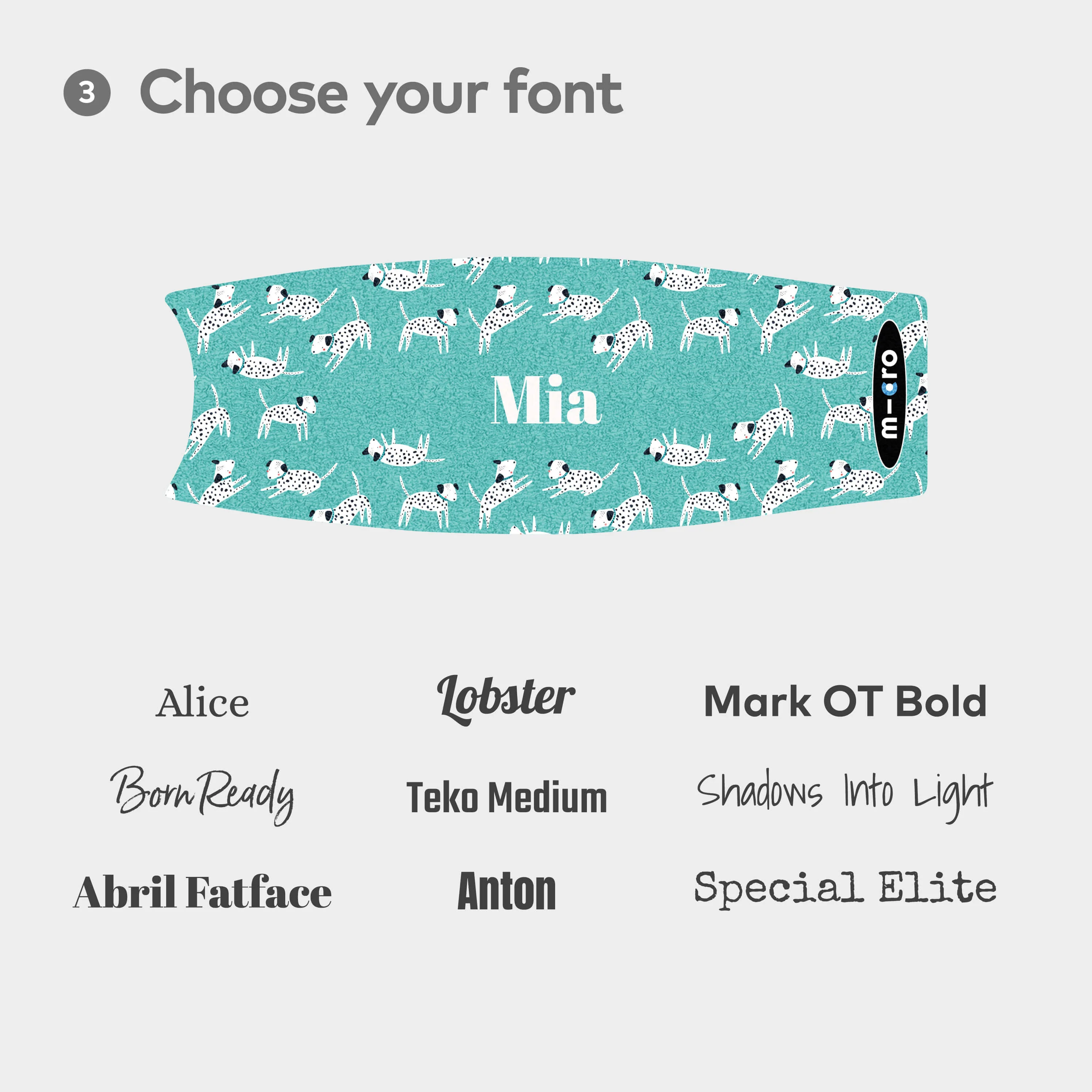 Mini Micro Personalised Deck Mini Micro Personalised Deck: Plain Aqua - Image 5