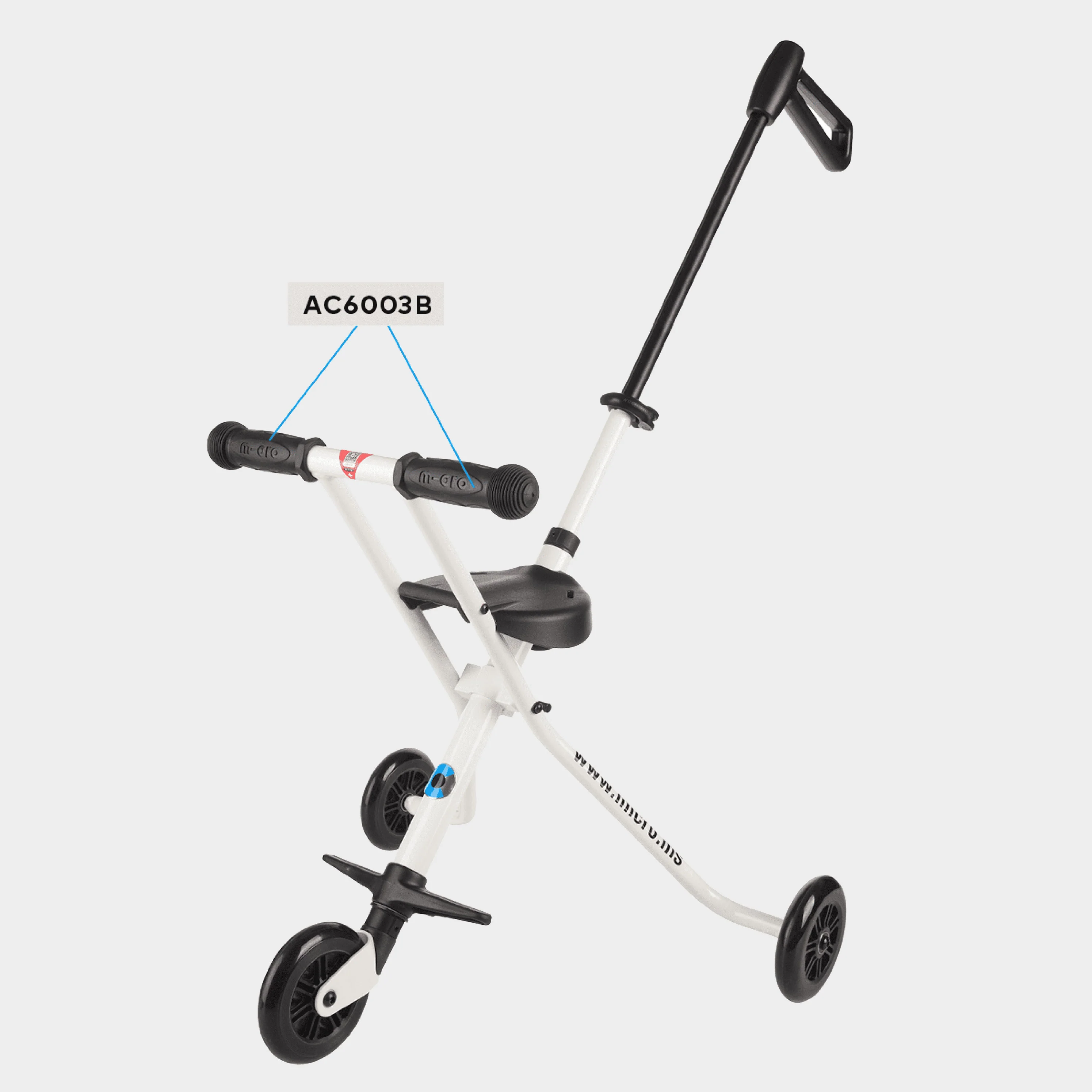 Micro Trike Pair of Grips: Black