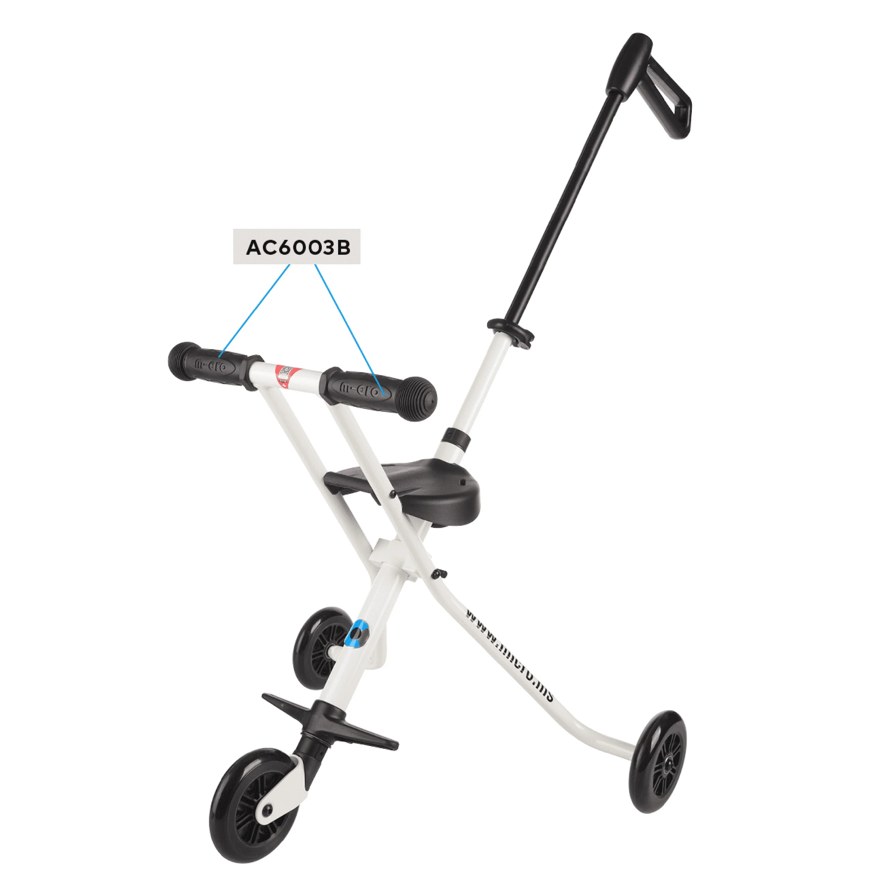 Micro Trike Pair of Grips: Black - Image 2