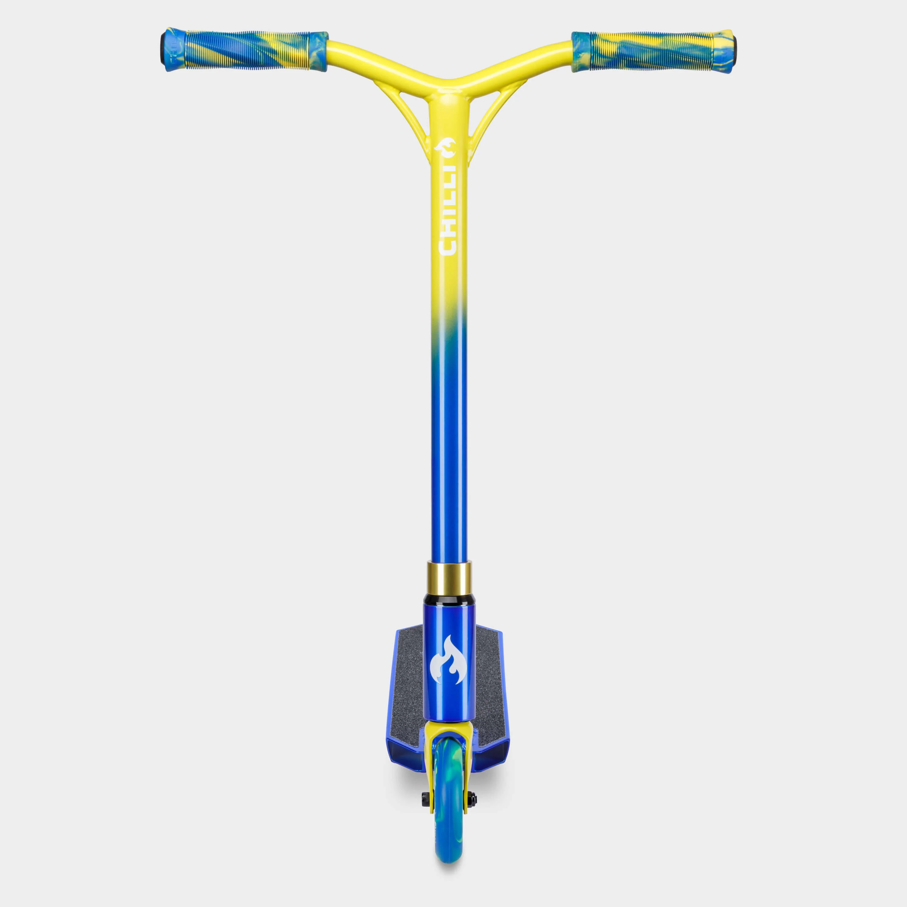 Chilli Base S Jumpstart Stunt Scooter: Blue/Yellow - Image 7