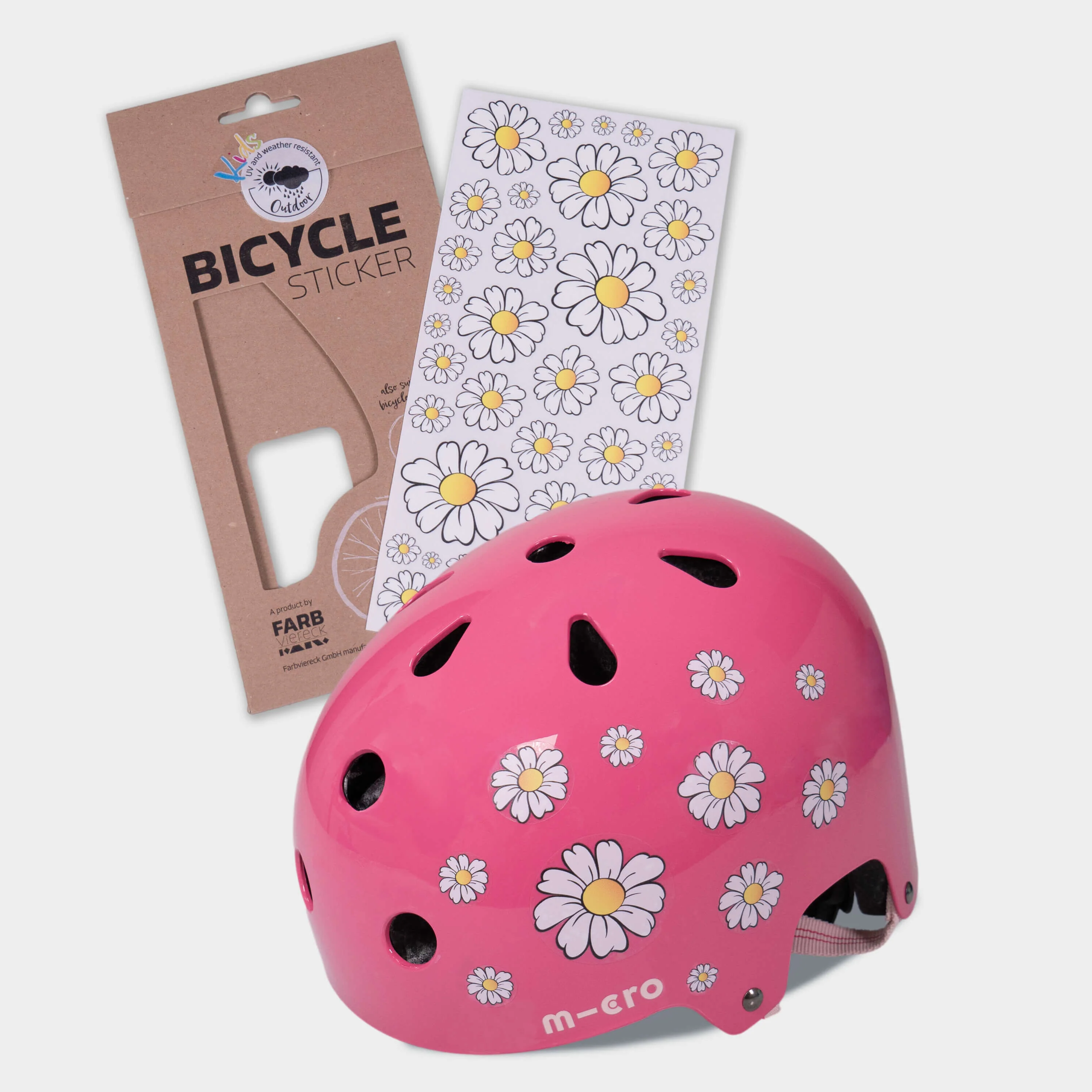 Scooter, Bike and Accessory Stickers Pack of 39 Stickers: Daisy - Image 2
