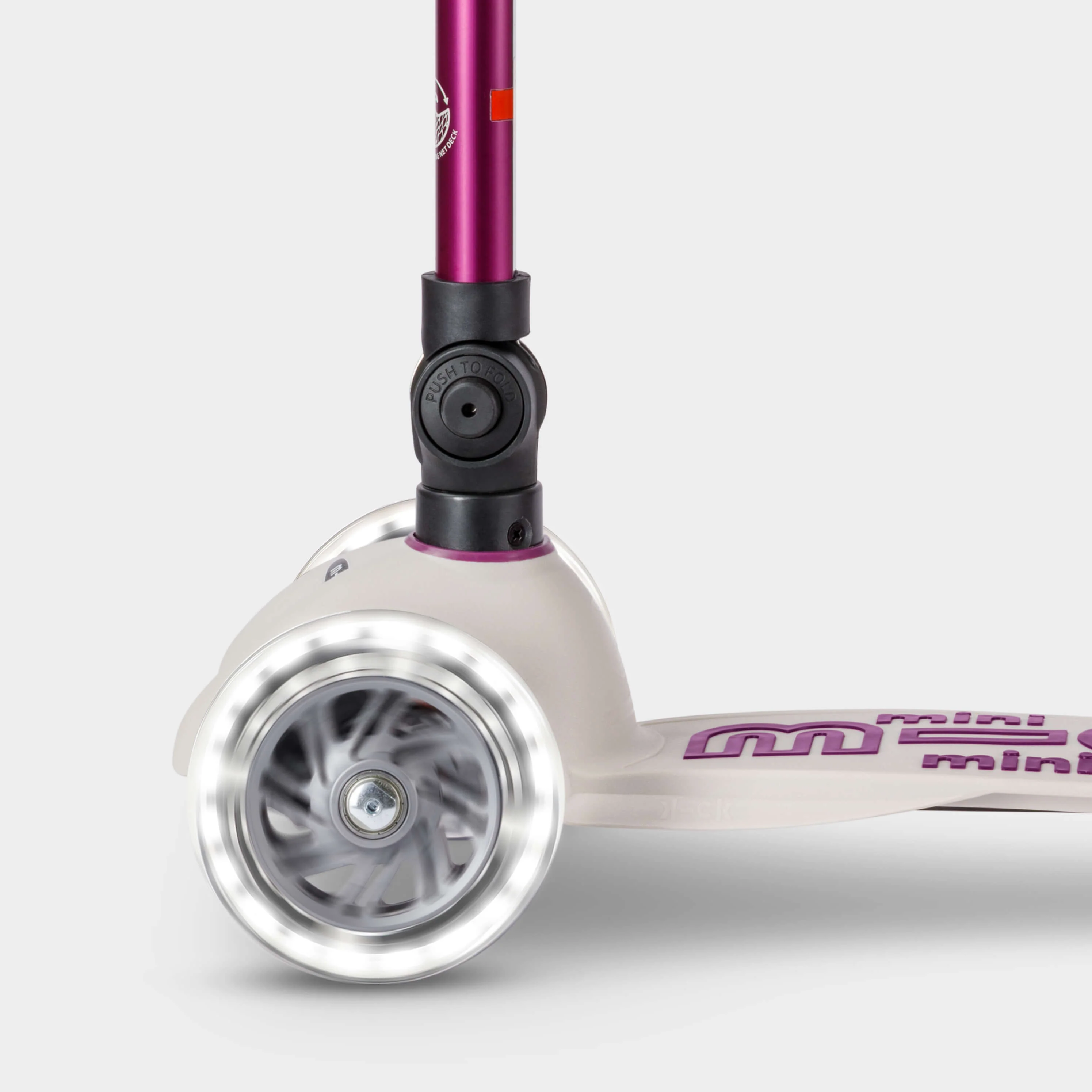 Mini Micro Foldable LED with Recycled Deck: Tulip Purple - Image 4