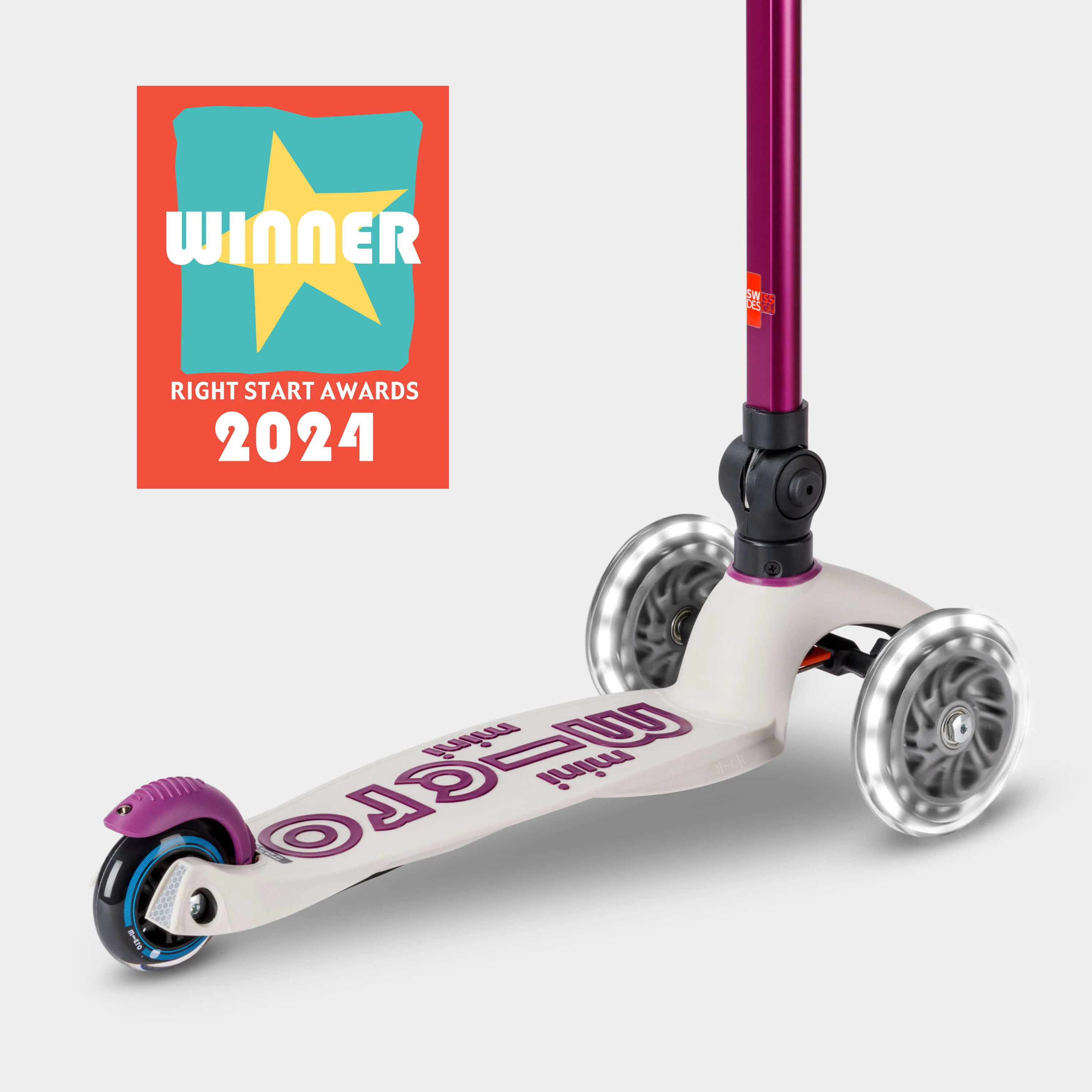 Mini Micro Foldable LED with Recycled Deck: Tulip Purple - Image 9