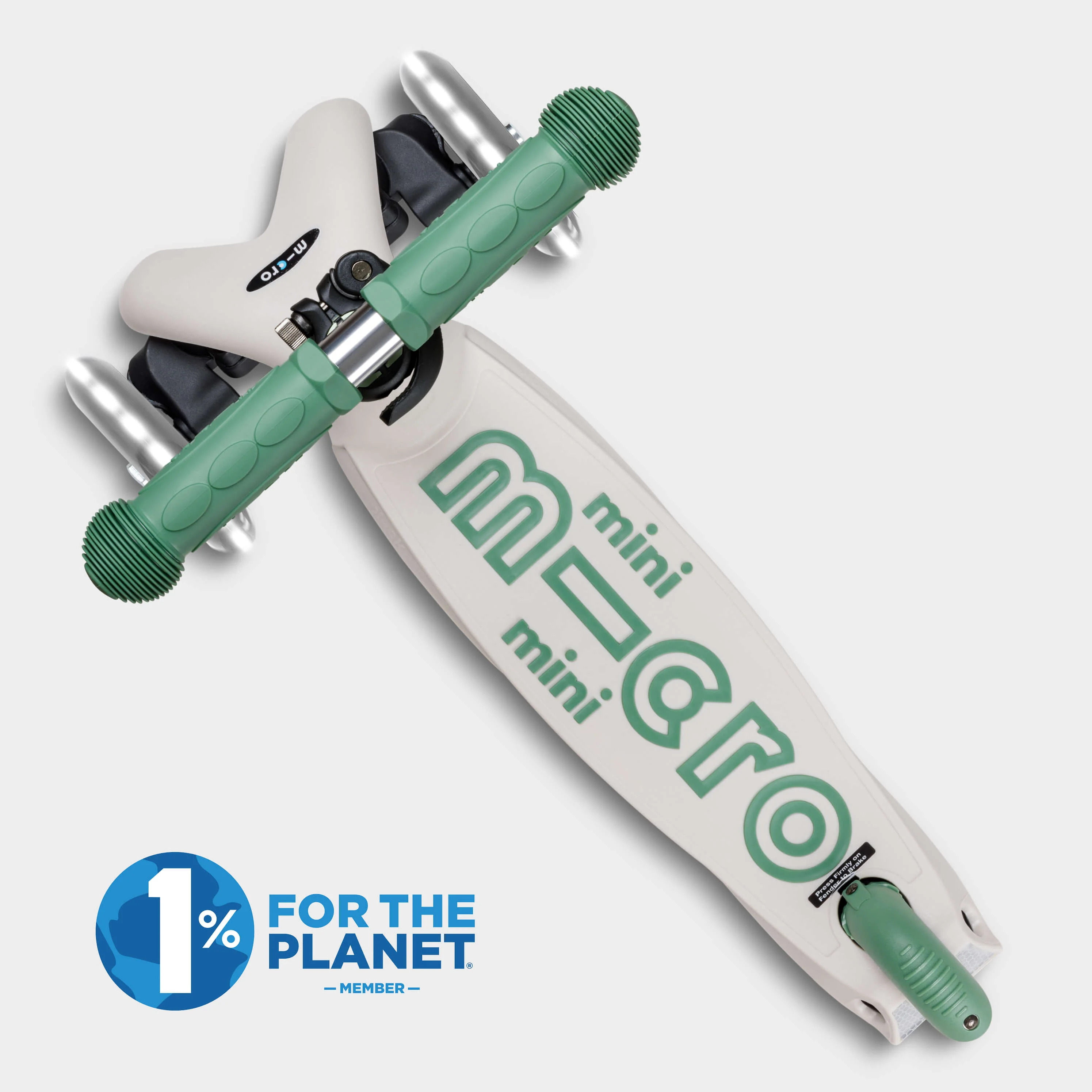 Mini Micro Foldable LED with Recycled Deck: Pistachio Green - Image 7