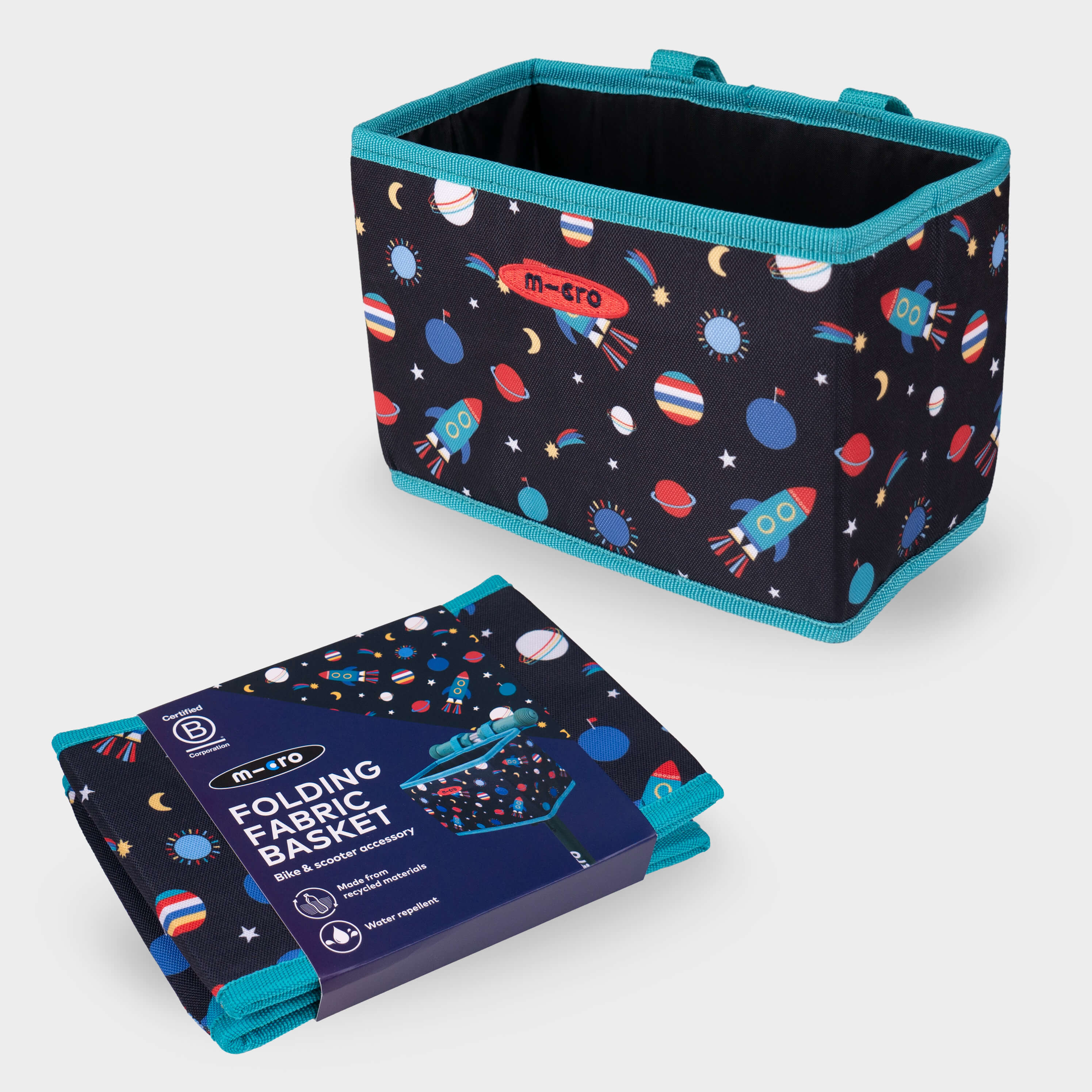 Folding Basket Made with recycled materials: Space - Image 3