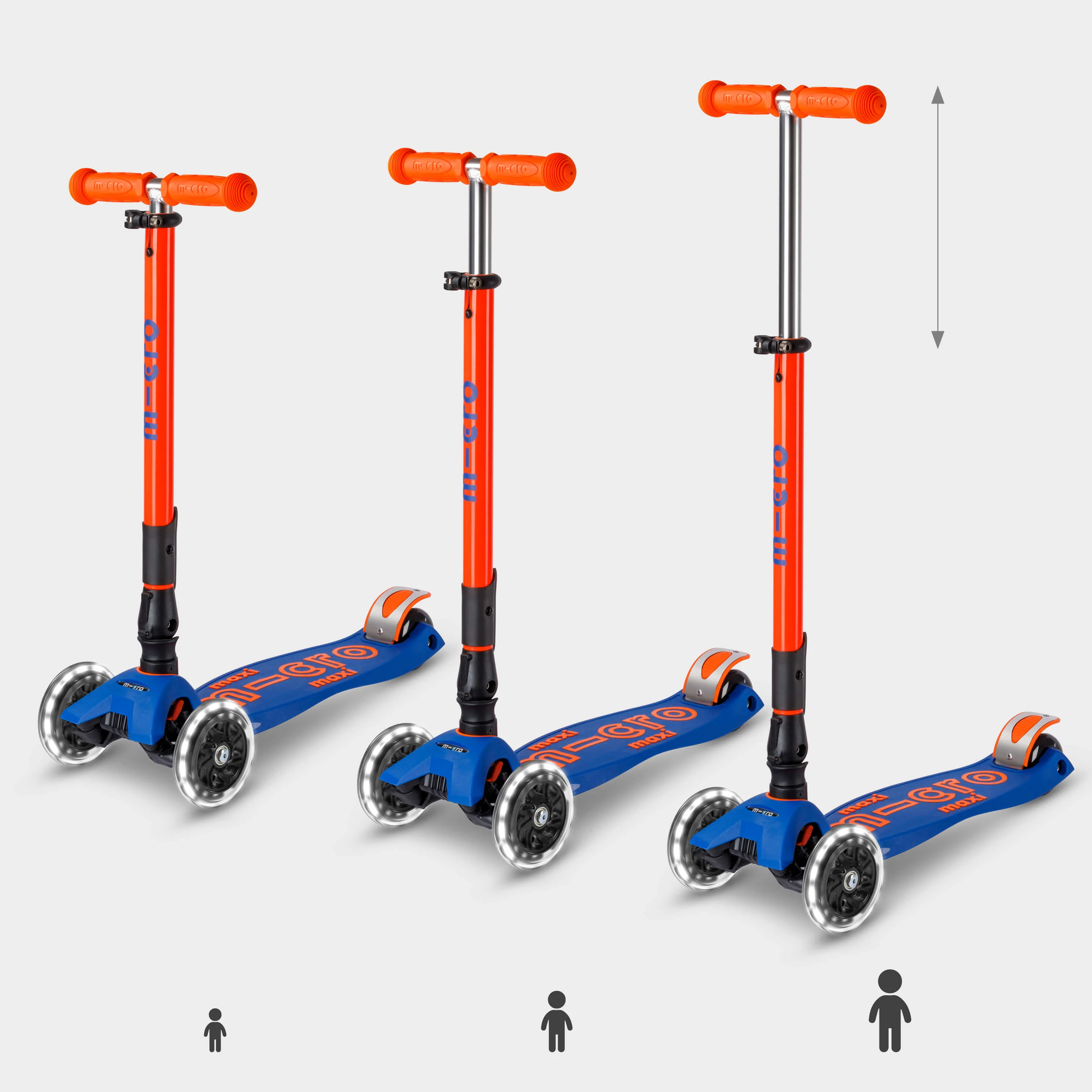 Maxi Micro Foldable LED: Neon Navy/Orange - Image 5