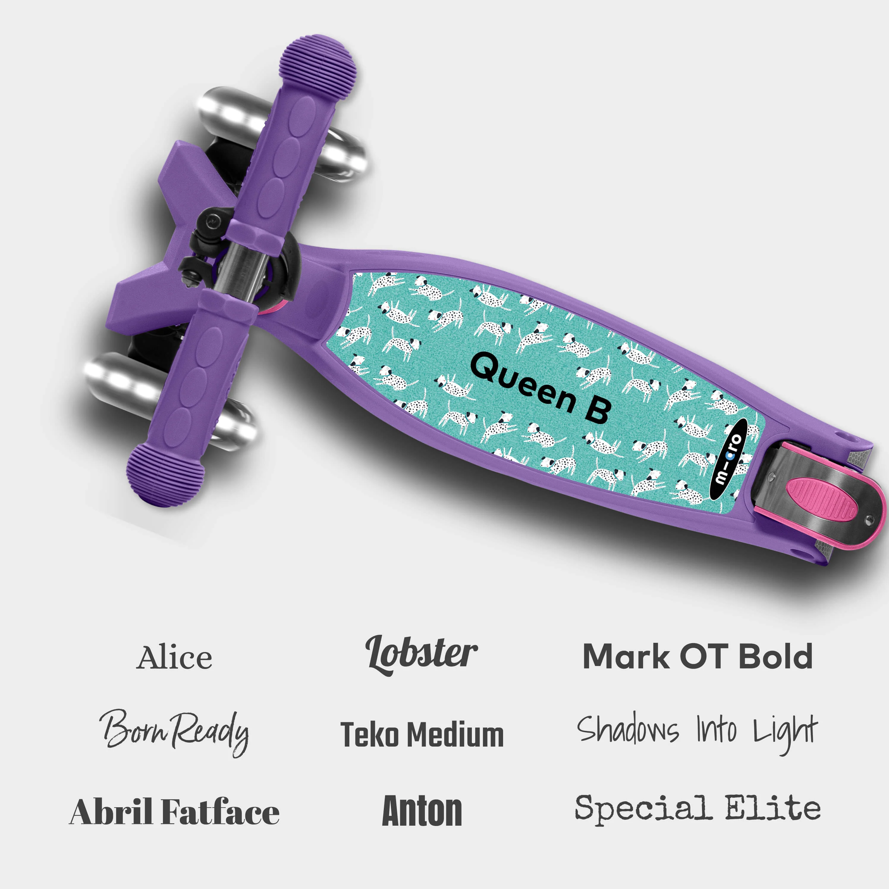 Customisable Maxi Micro Foldable LED: Purple - Image 3