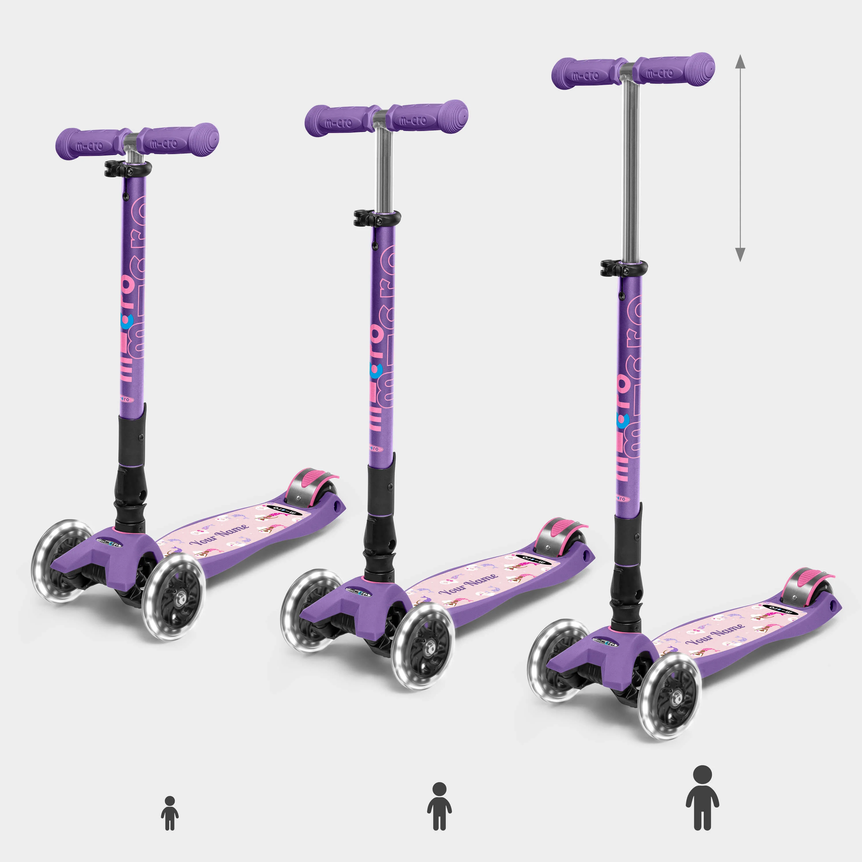 Customisable Maxi Micro Foldable LED: Purple - Image 7