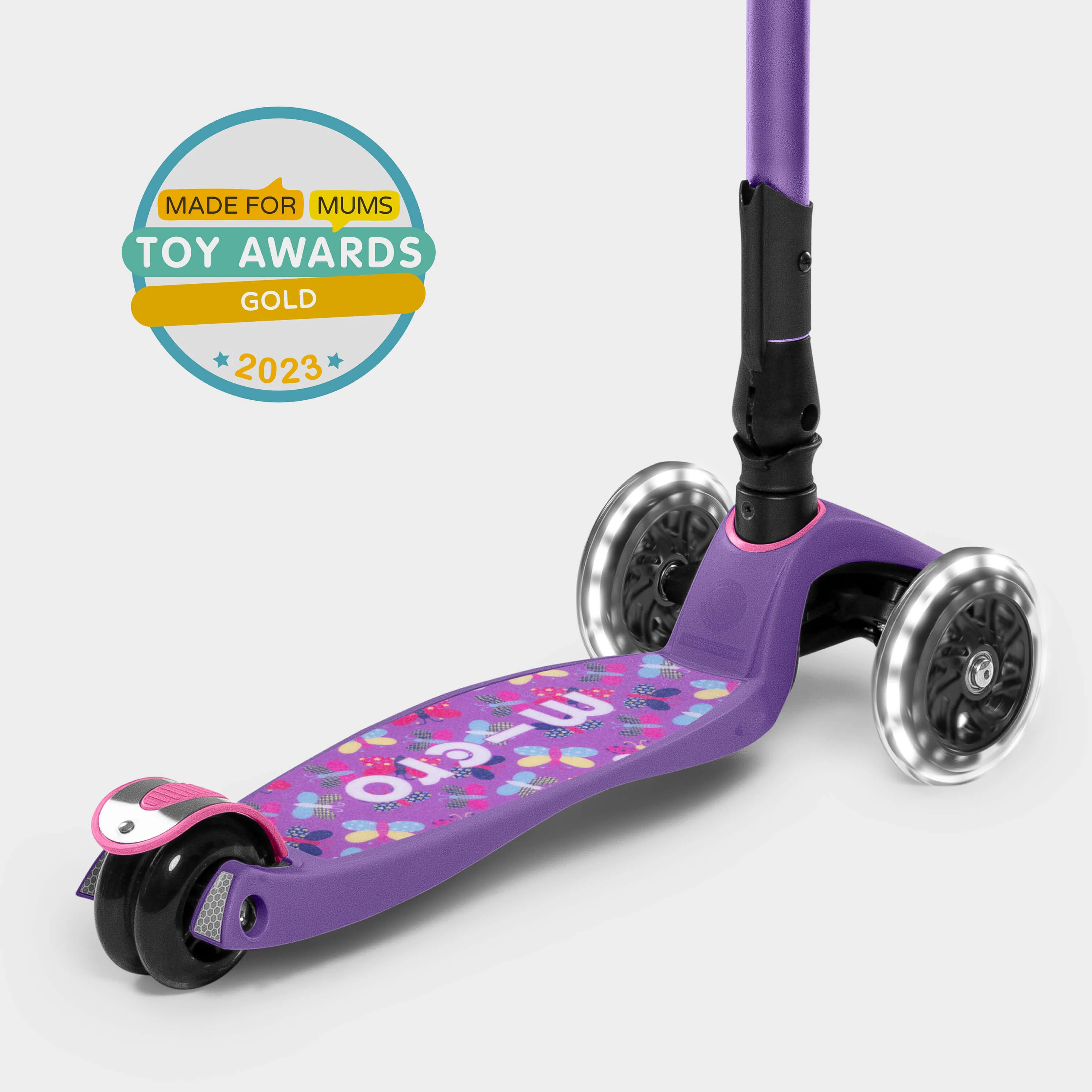 Maxi Micro Foldable LED Limited Edition: Purple Butterfly - Image 9