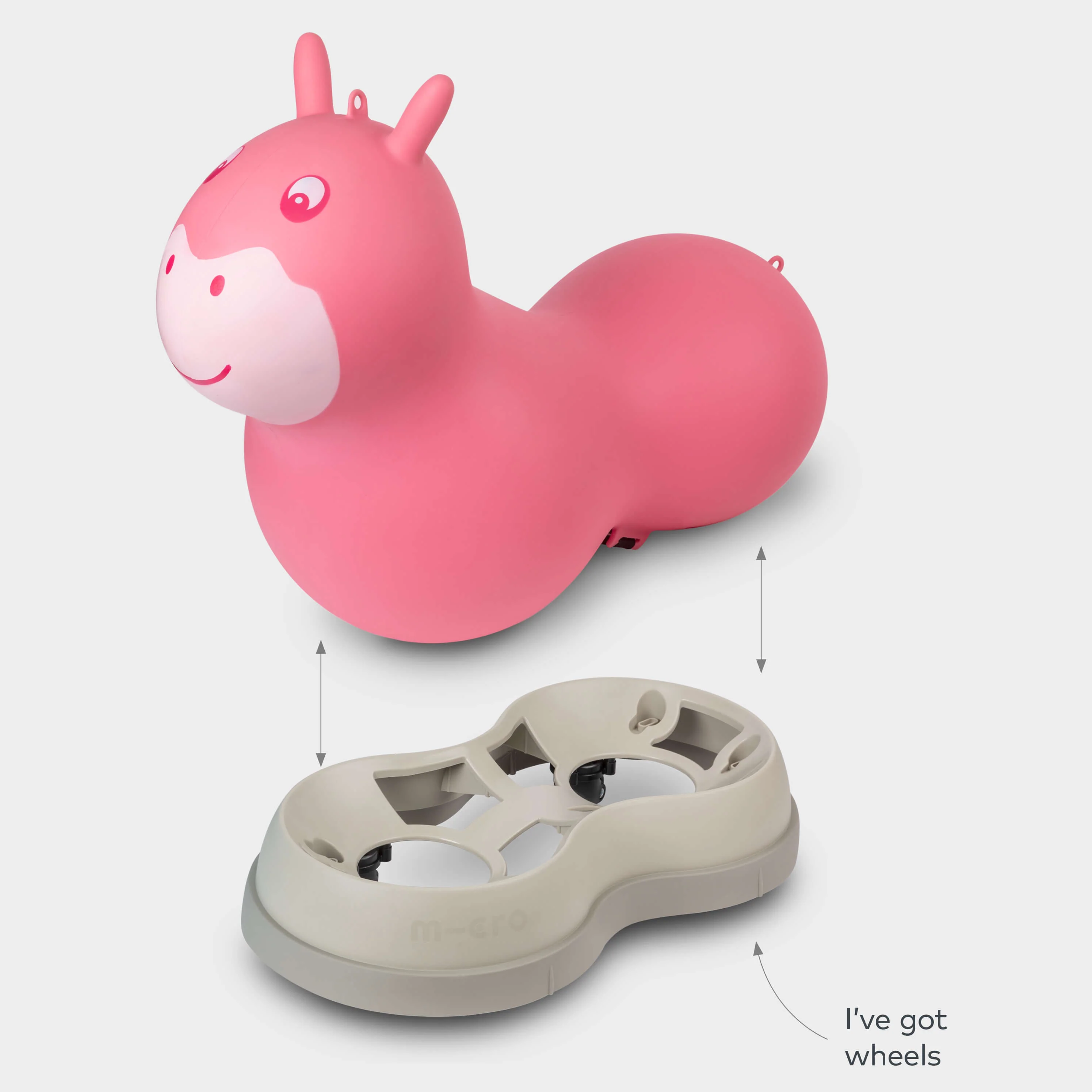 Micro Ride on Space Hopper: Pink - Image 2