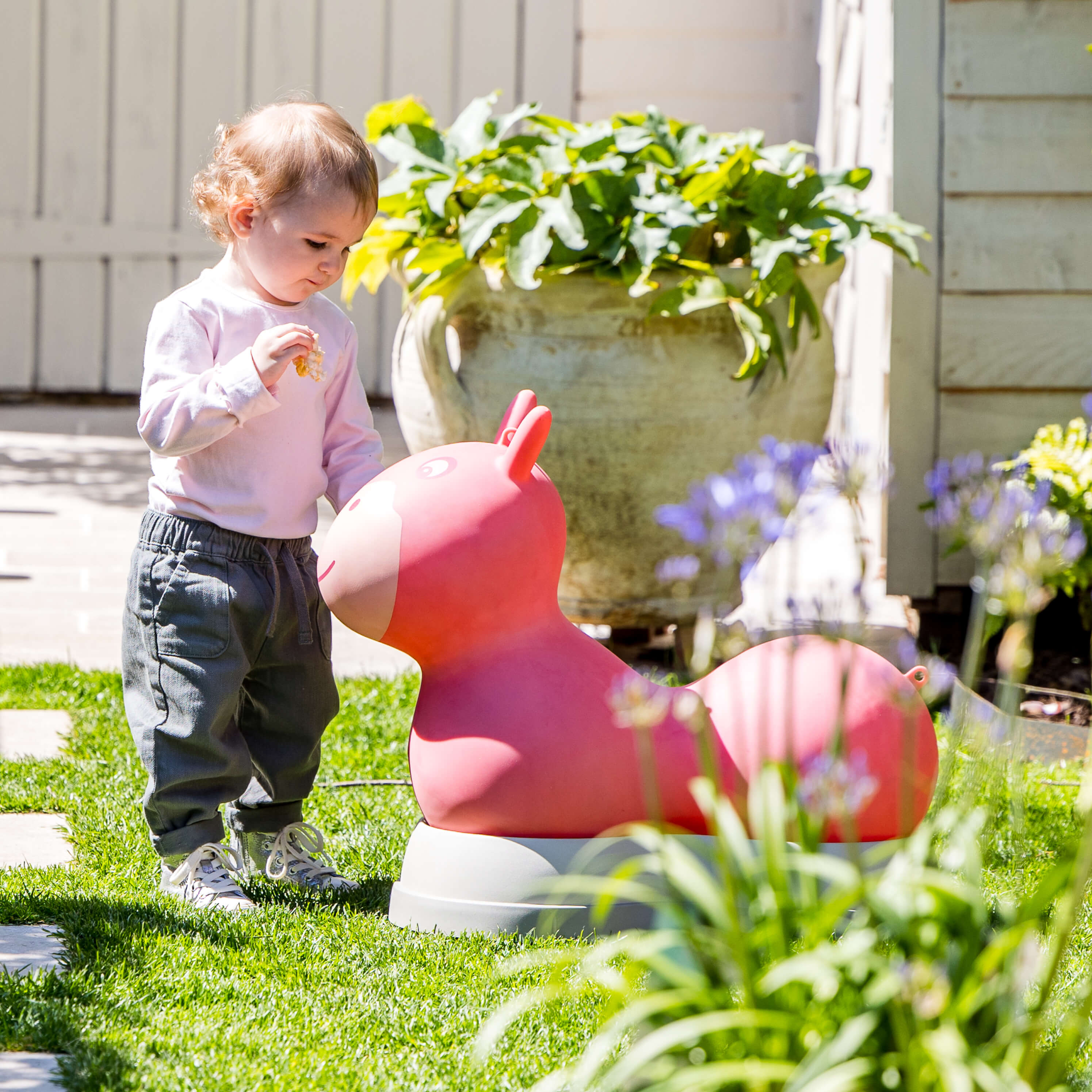 Micro Ride on Space Hopper: Pink - Image 9