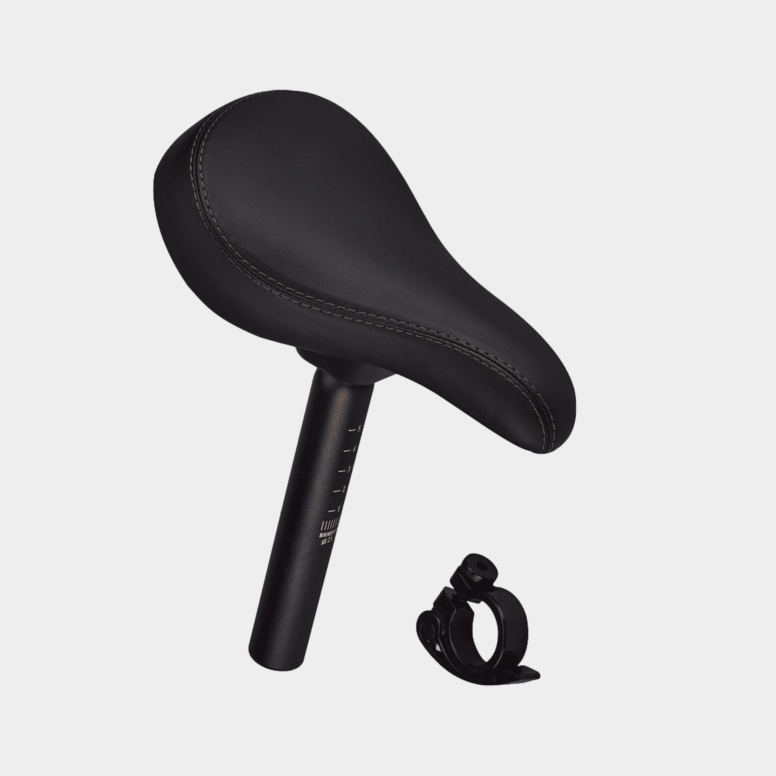 Micro Balance Bike Deluxe Seat & Clamp: Black