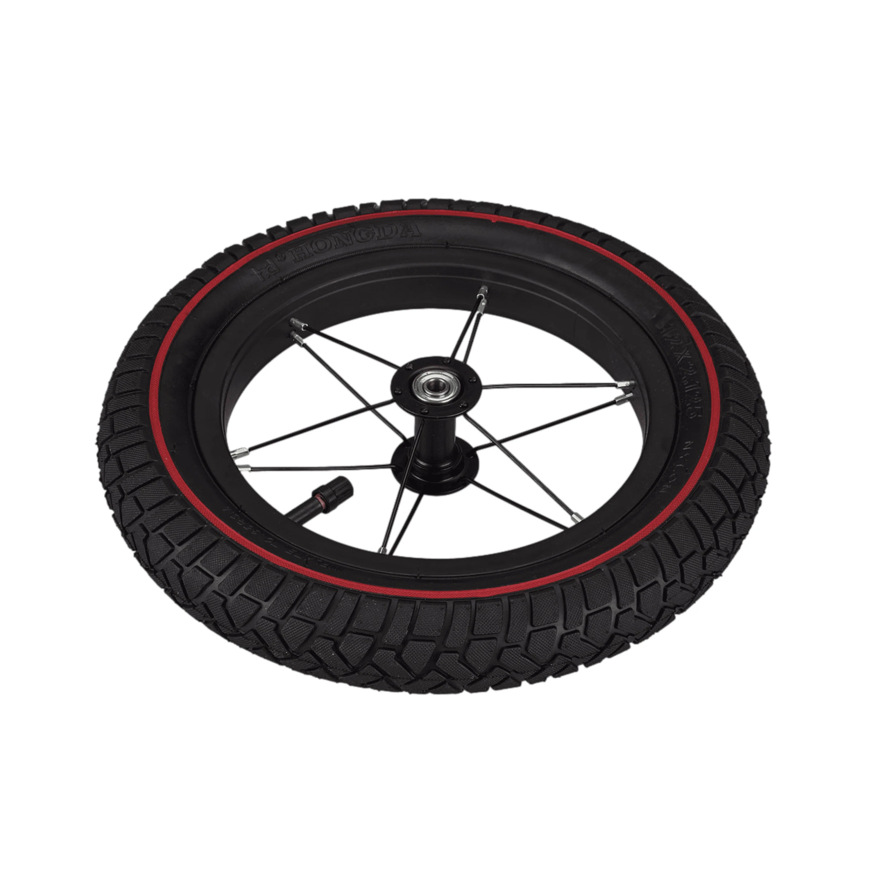 Micro Balance Bike Deluxe Wheel and Axle: Black - Image 2