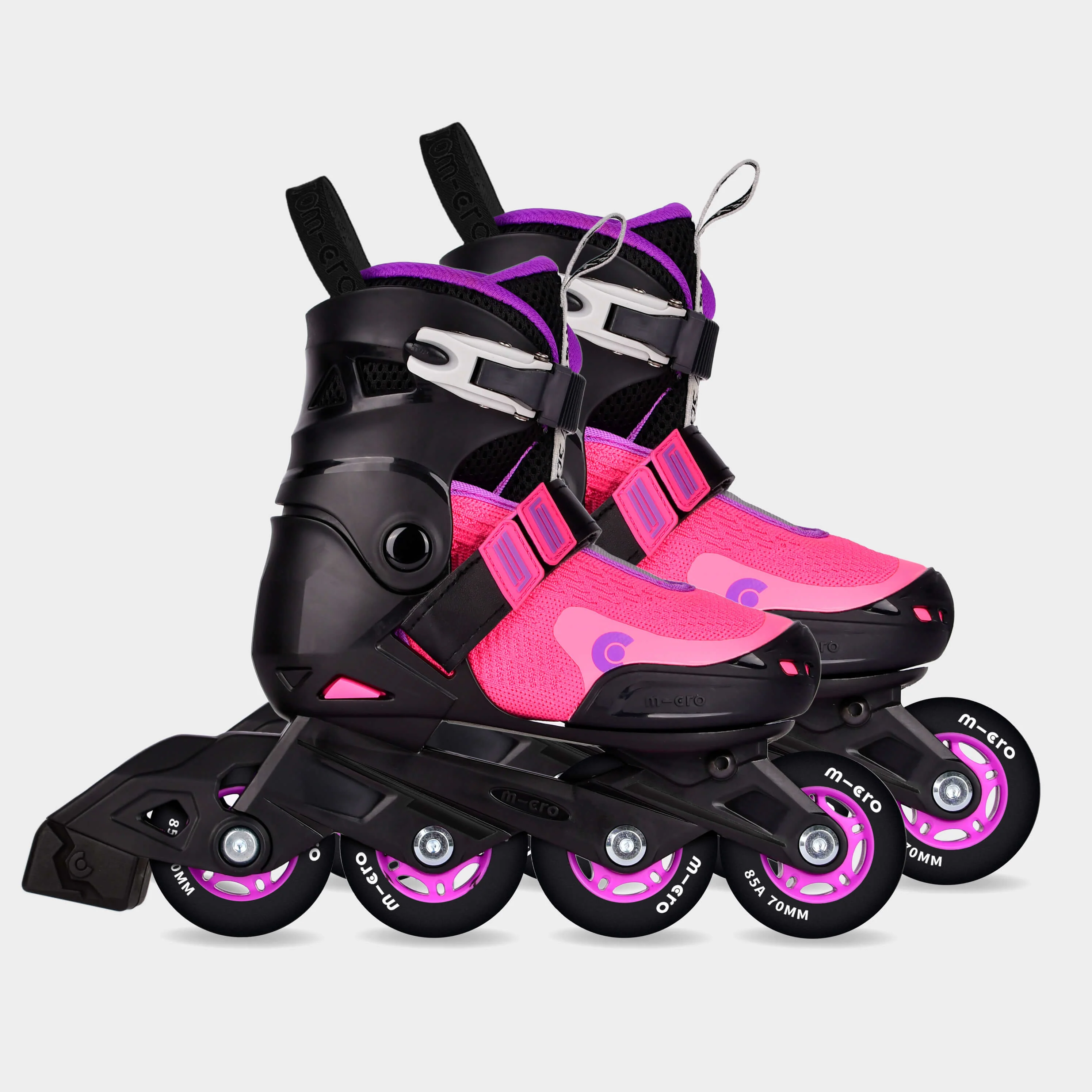 Cosmo Inline Roller Skates: Purple/Black - Image 3