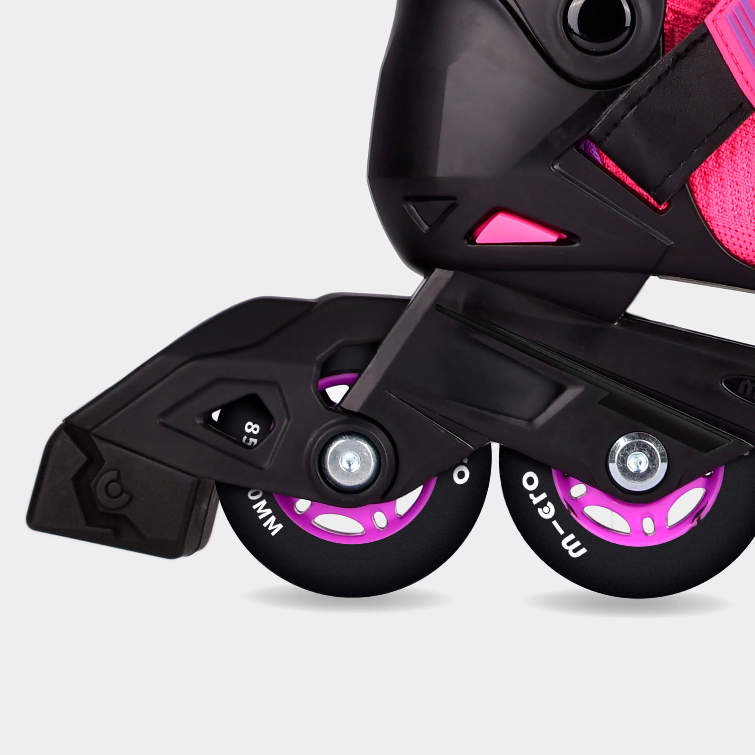 Cosmo Inline Roller Skates: Purple/Black - Image 4