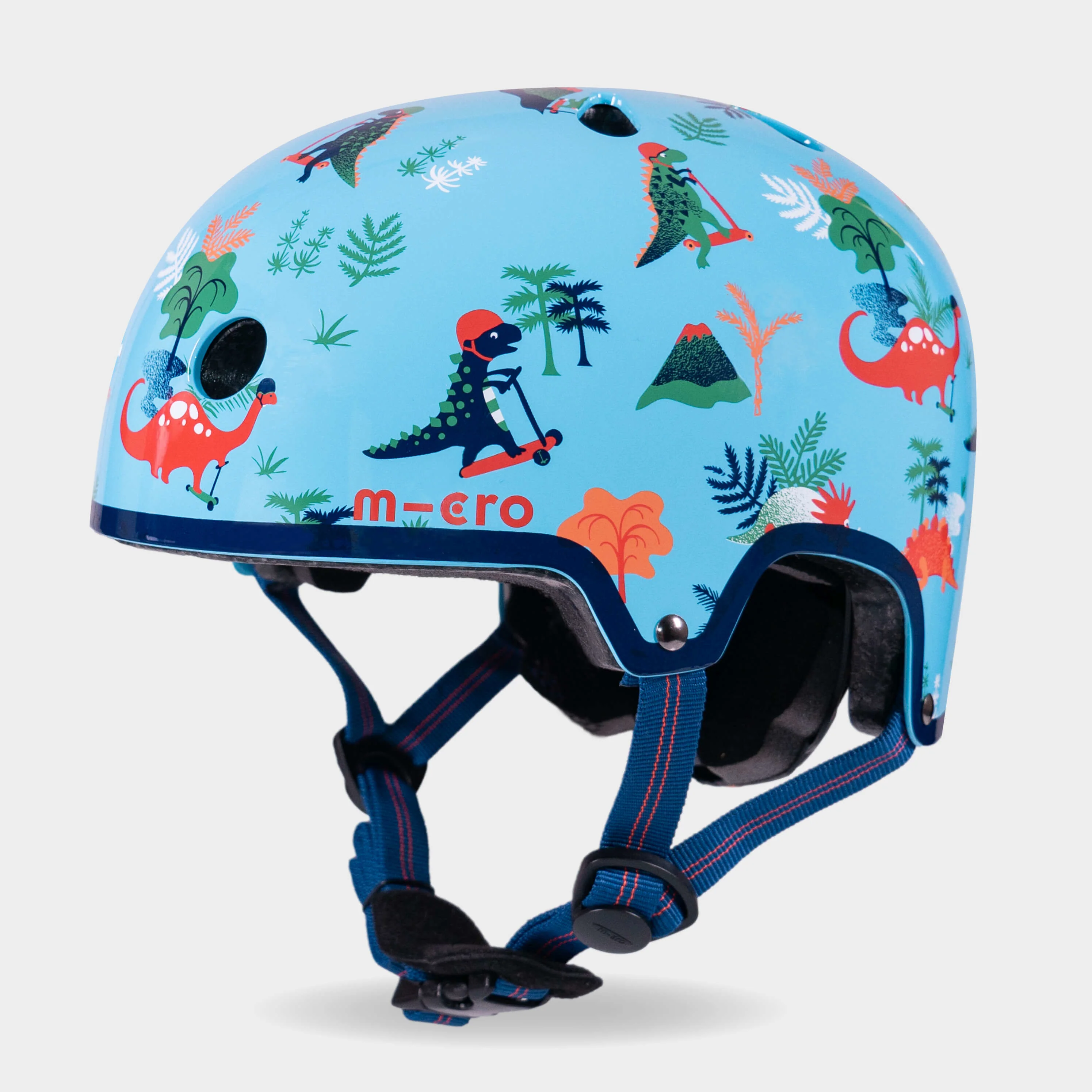 Dino Print Safety Set: Helmet, Bell and Light - Image 3