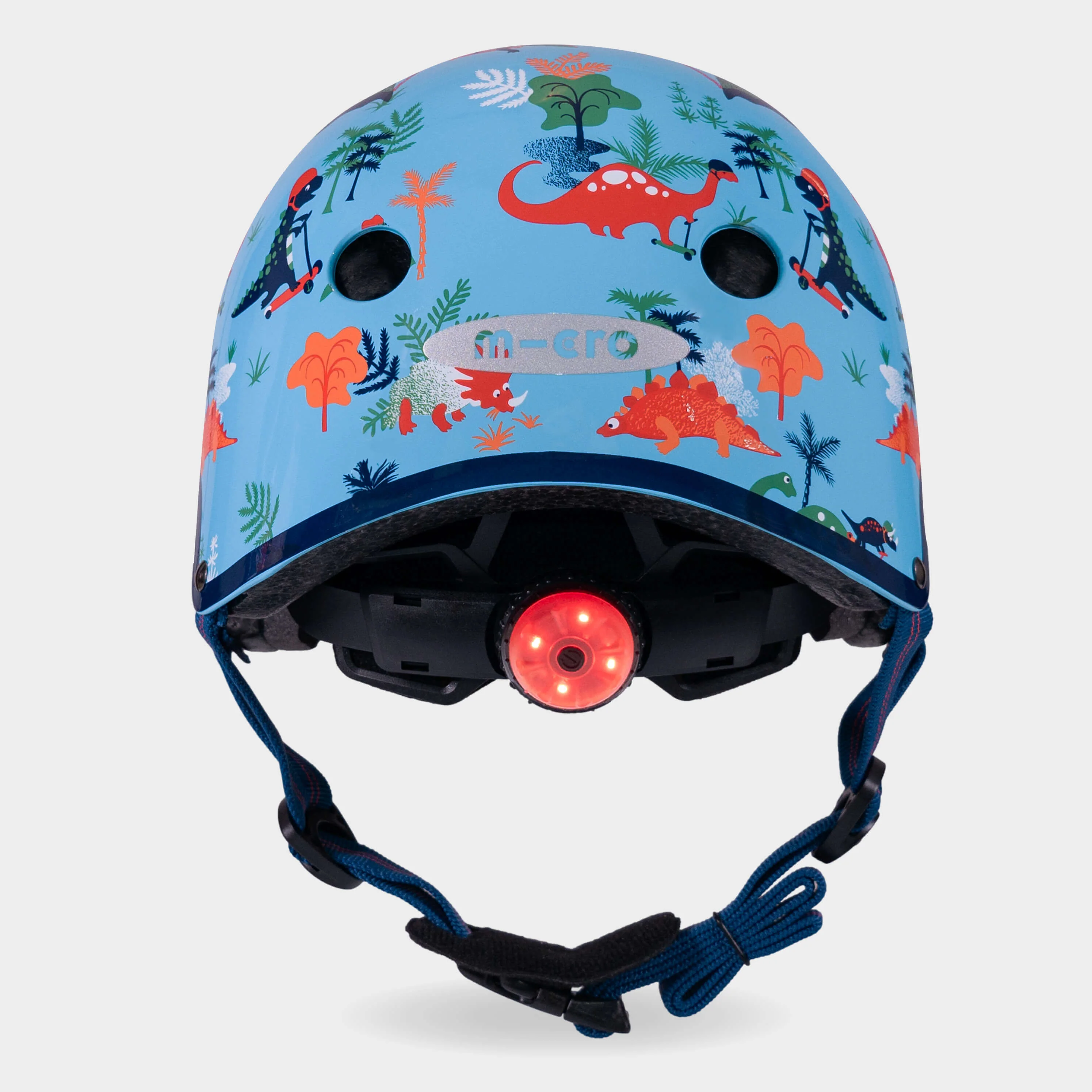 Dino Print Safety Set: Helmet, Bell and Light - Image 4