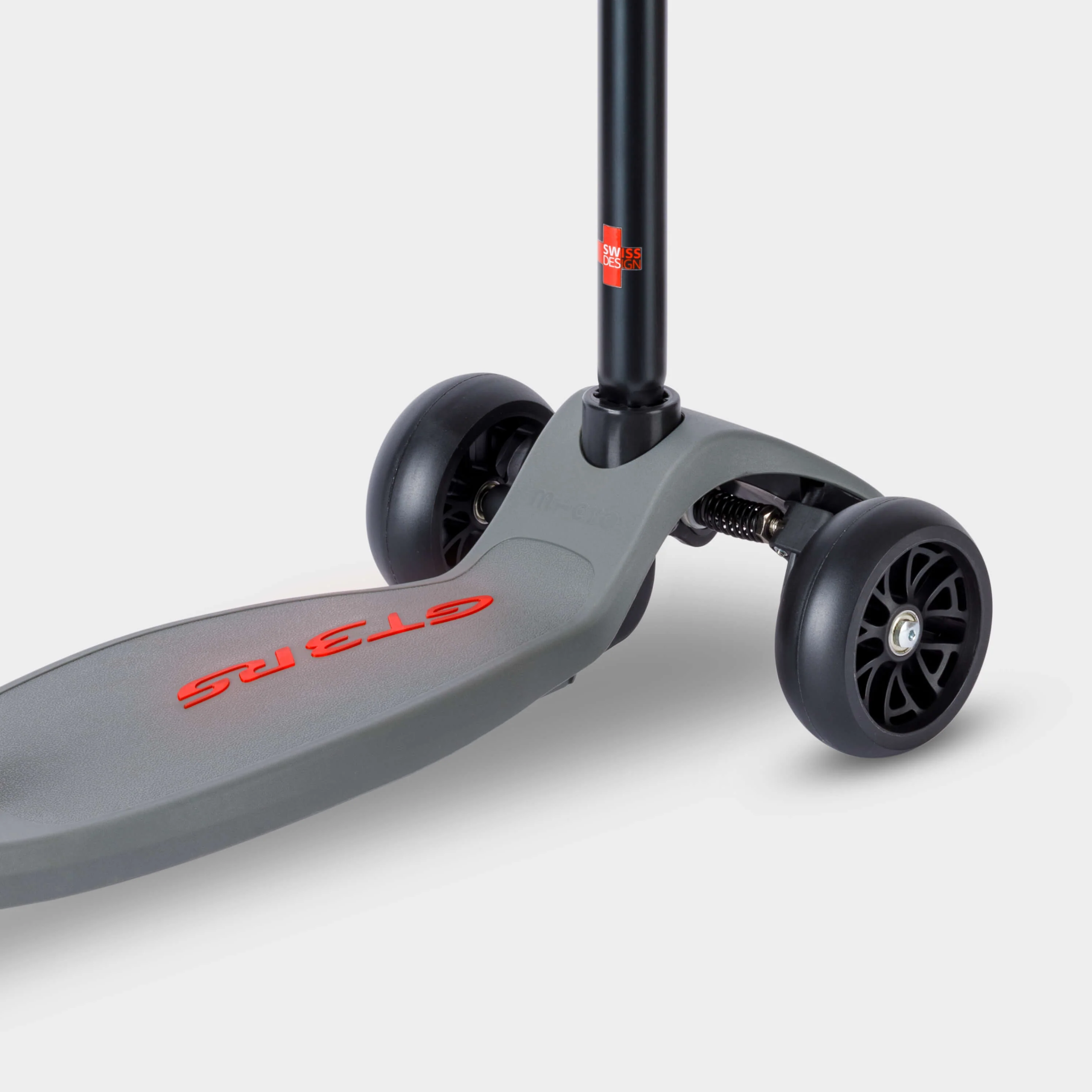 Micro Kickboard Deluxe LED Porsche Edition: Metallic Stone Grey - Image 7