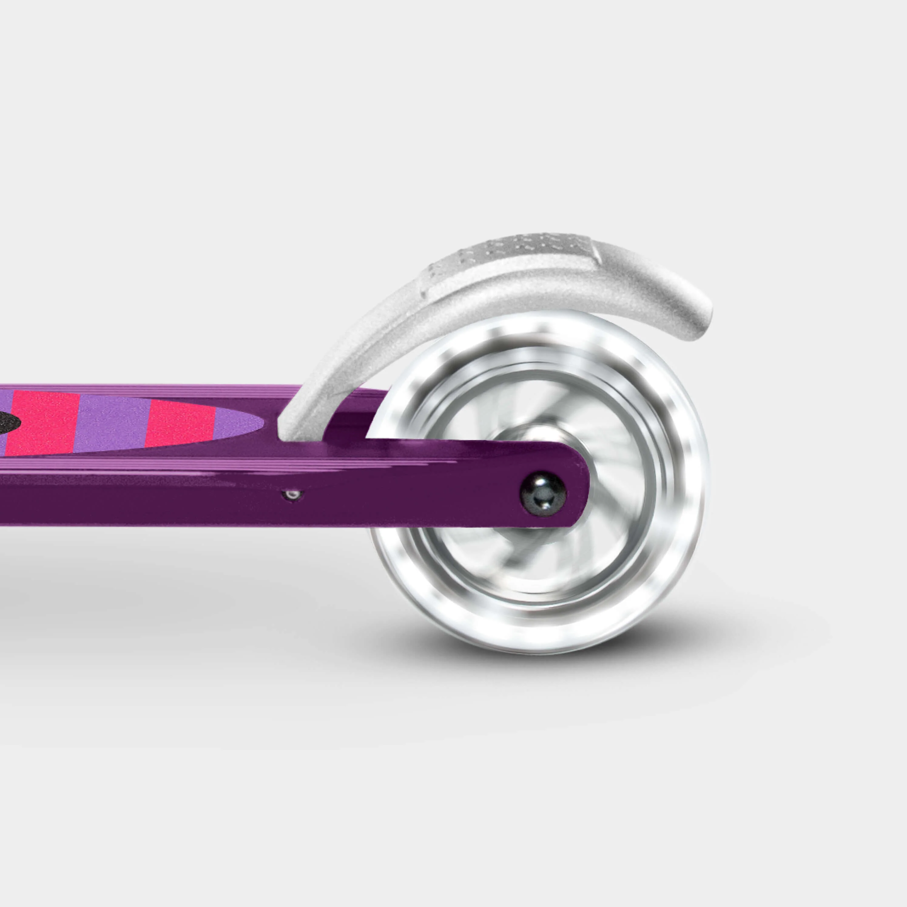 Micro Sprite LED Rear Wheel: Clear