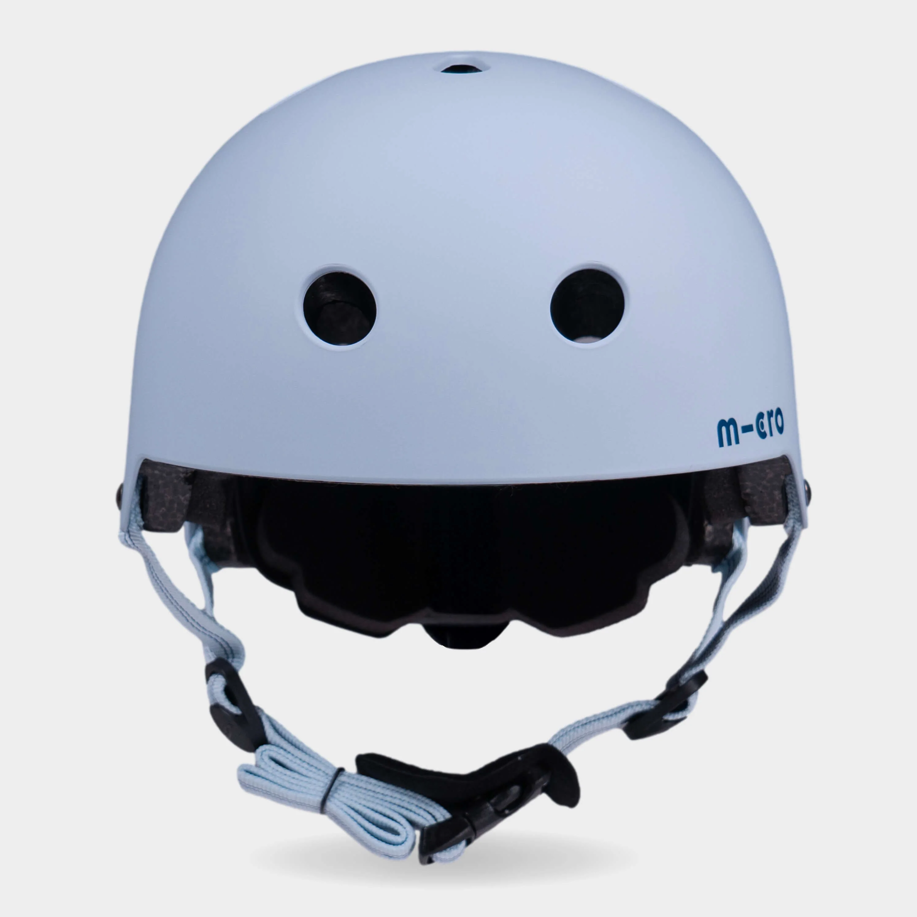 Plain Helmet for Bike and Scooters: Soft Blue - Image 4
