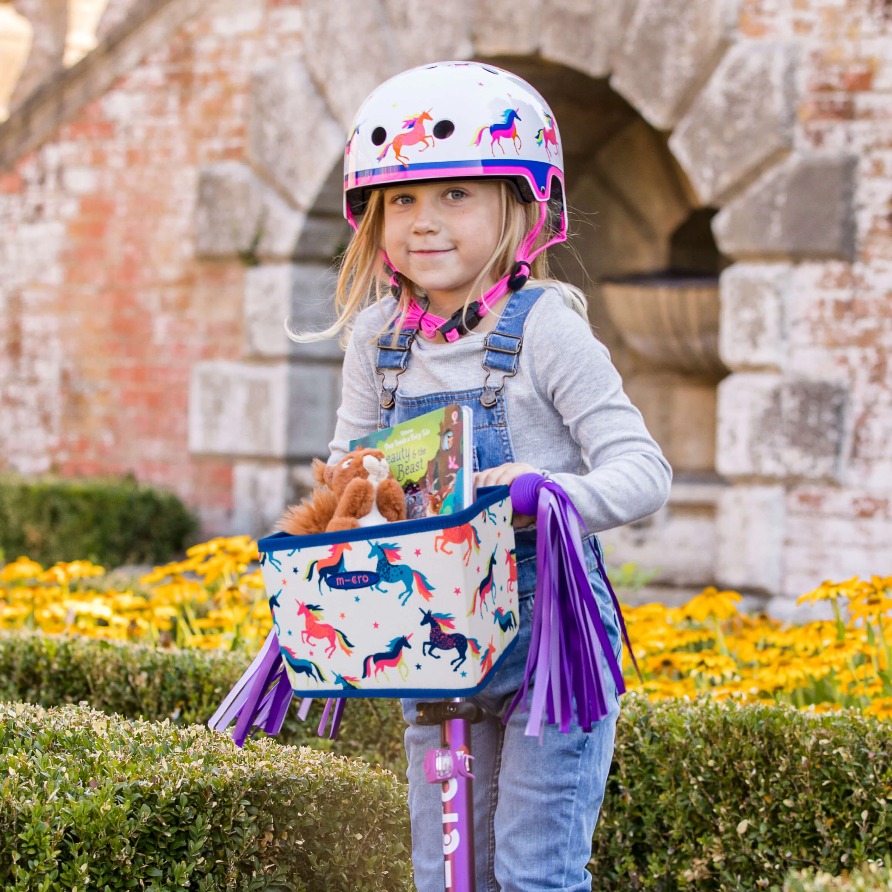 Folding Basket Made with recycled materials: Unicorn - Image 6