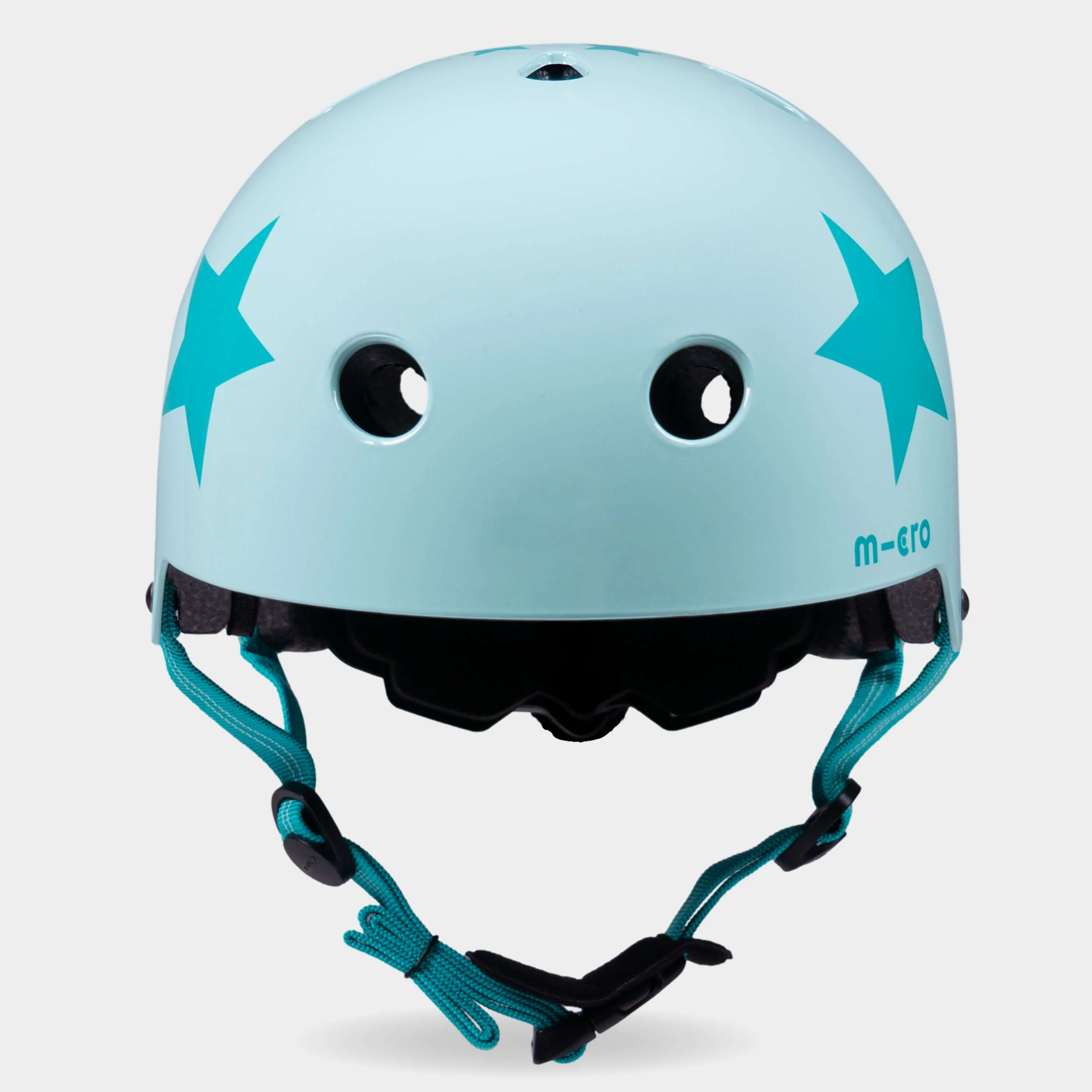 Printed Helmet for Bike and Scooters: Aqua Star - Image 5