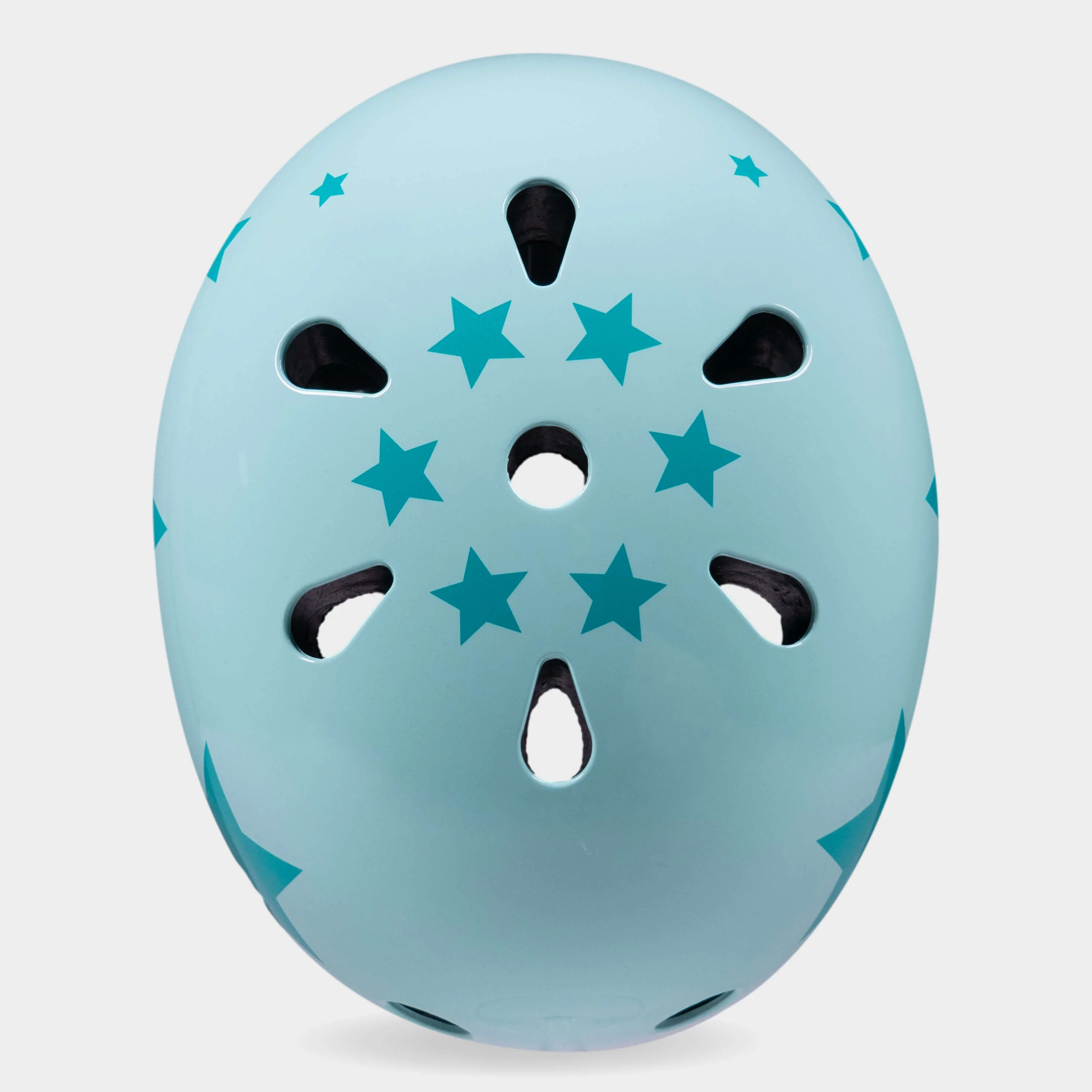 Printed Helmet for Bike and Scooters: Aqua Star - Image 6