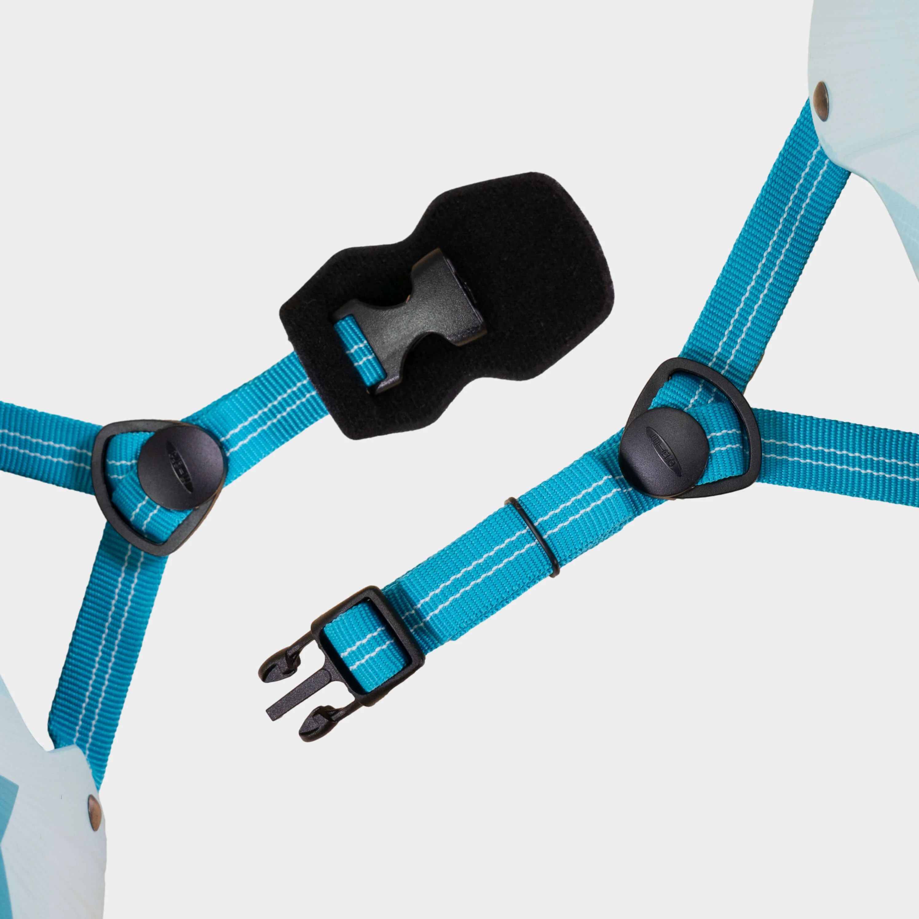 Printed Helmet for Bike and Scooters: Aqua Star - Image 7