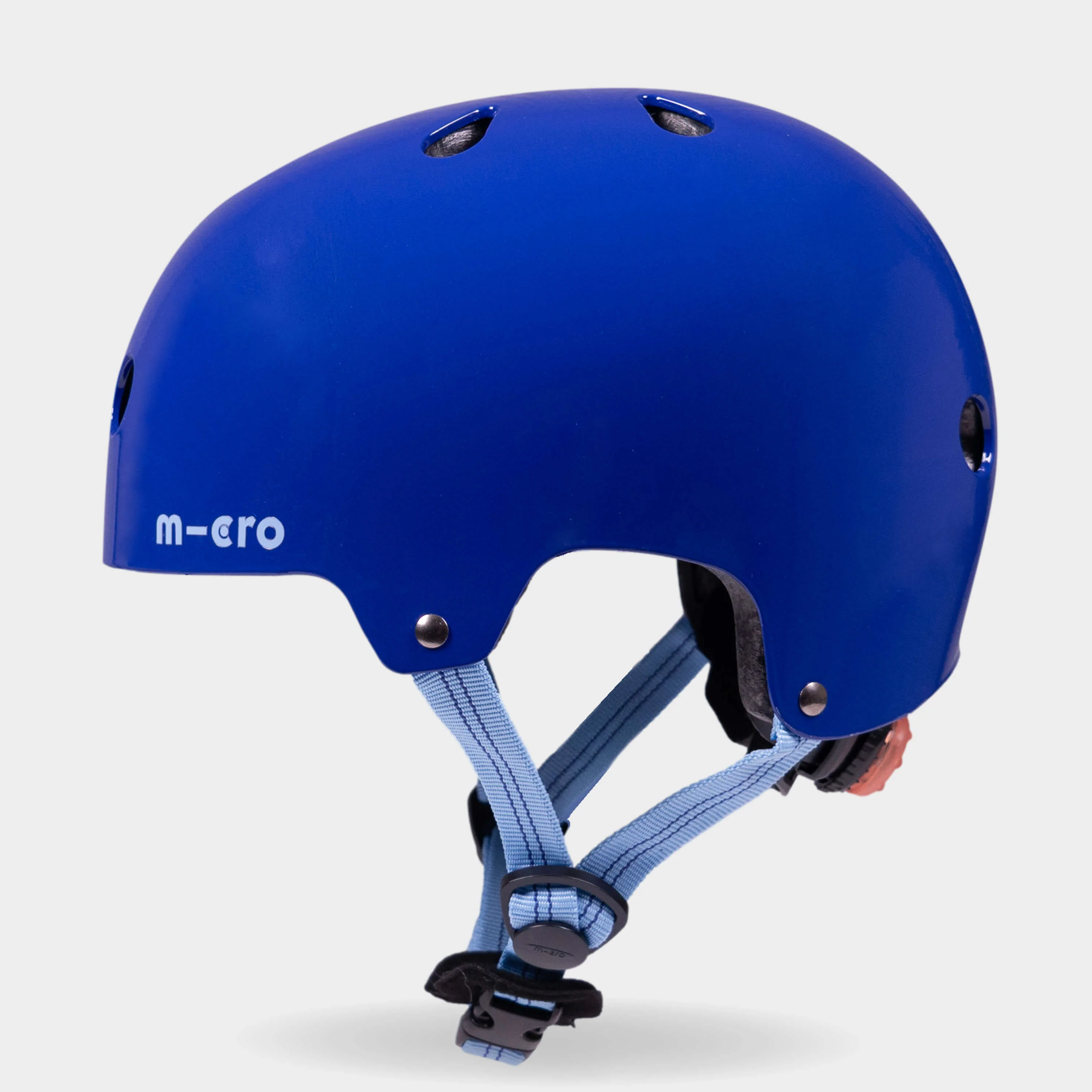 Plain Helmet For Bike and Scooters Plain Helmet: Blue - Image 3
