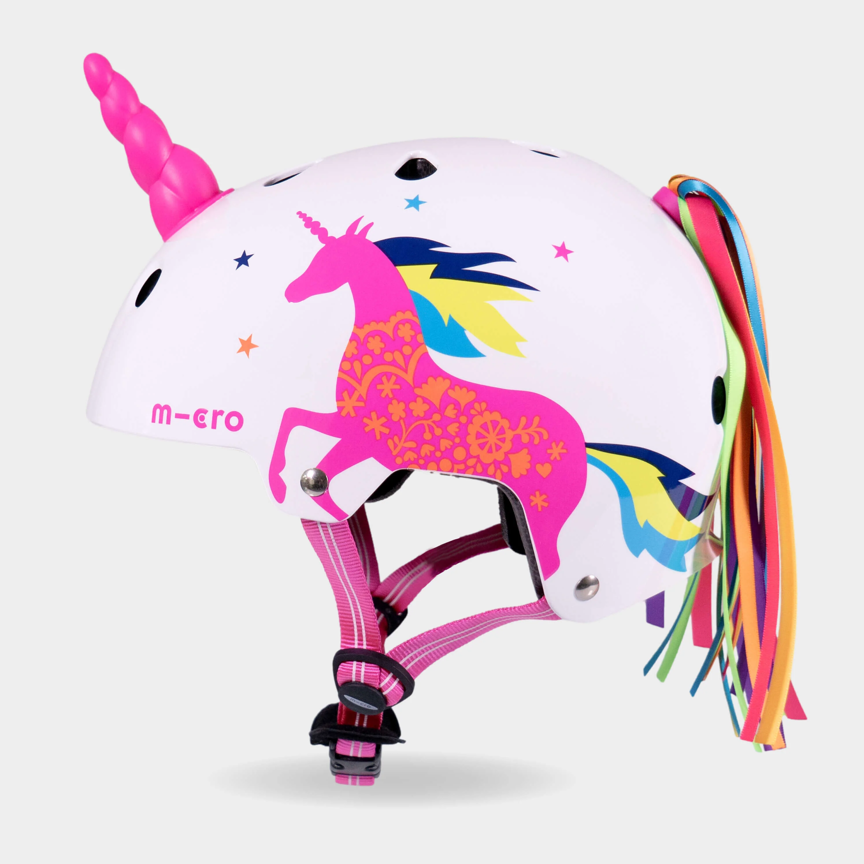 Printed 3D Helmet for Bike and Scooters: Unicorn - Image 4