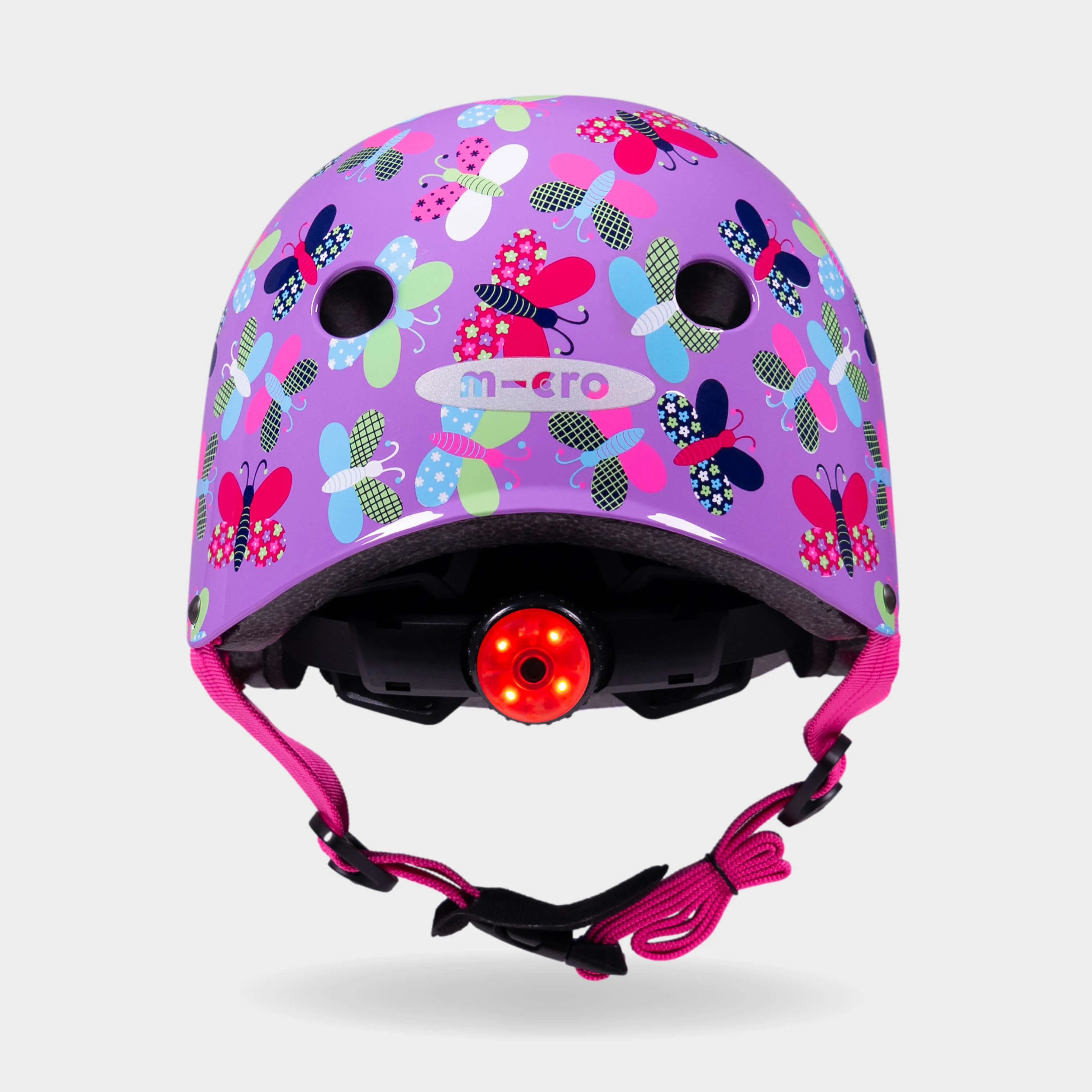 Printed Helmets for Bike and Scooters: Butterfly - Image 2
