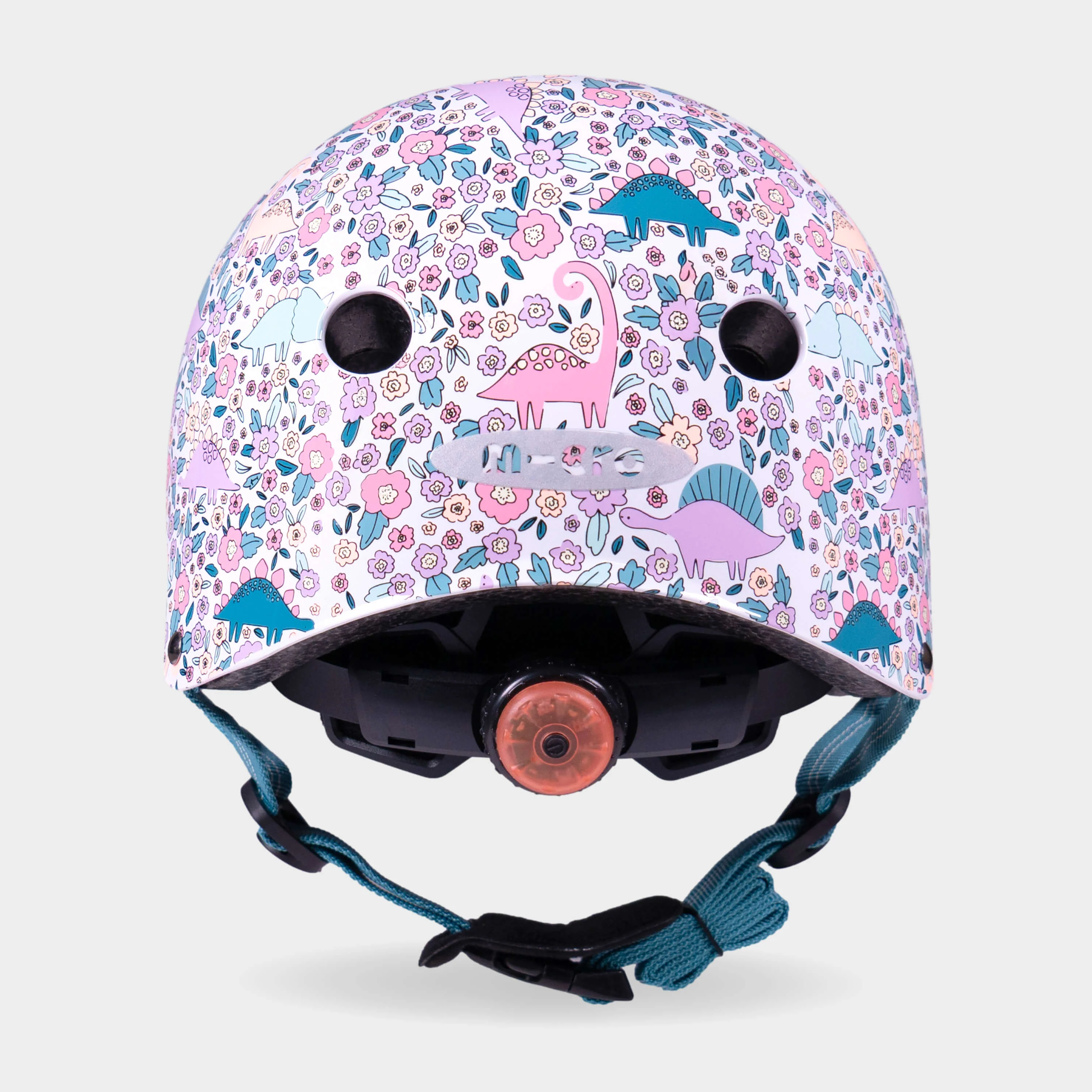 Printed Helmet For Bike and Scooters: Flora-Saur - Image 9