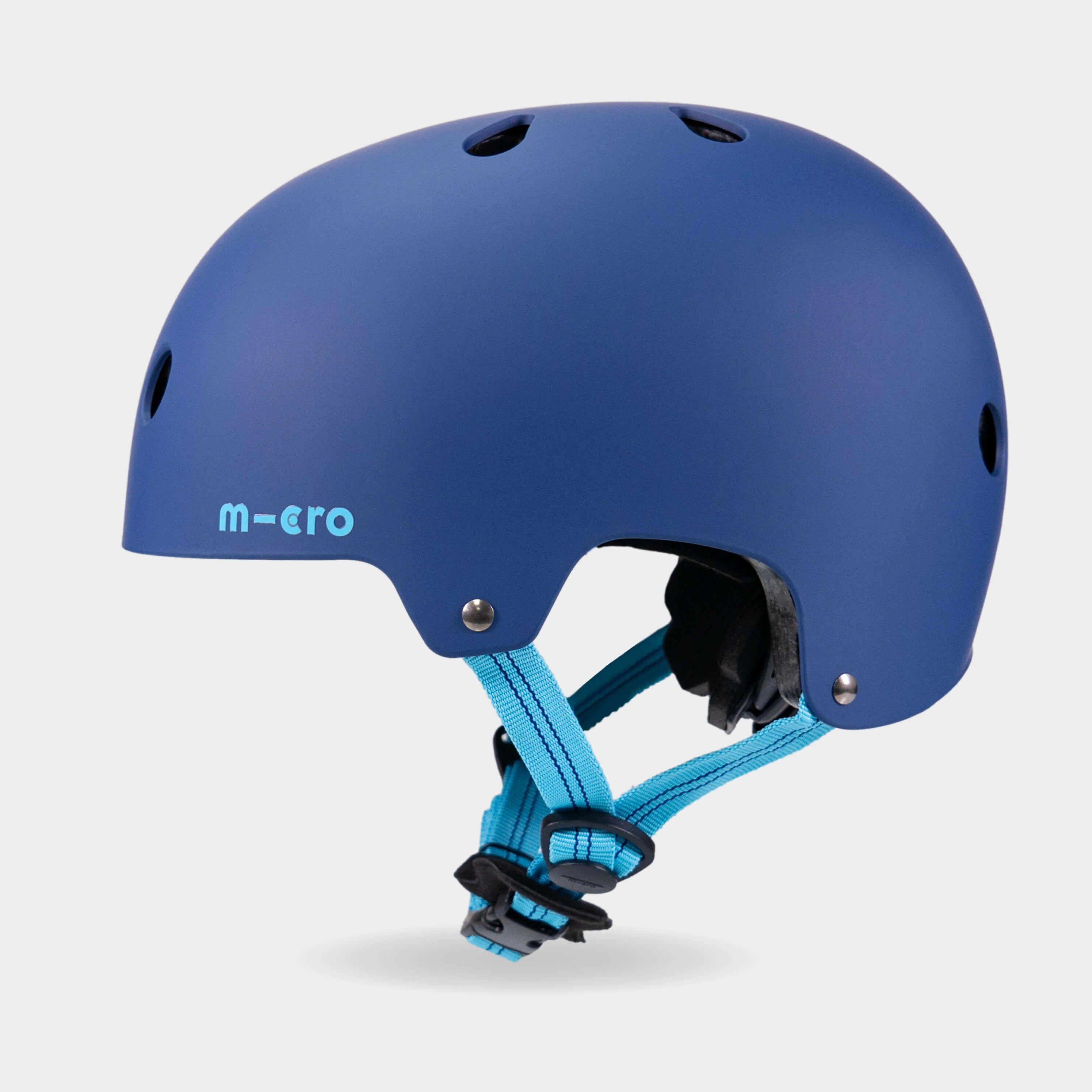 Plain Helmet for Bike and Scooters: Navy - Image 3