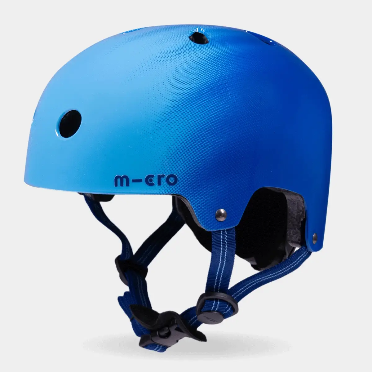 Printed Helmet for Bike and Scooters: Ombre Blue - Image 3