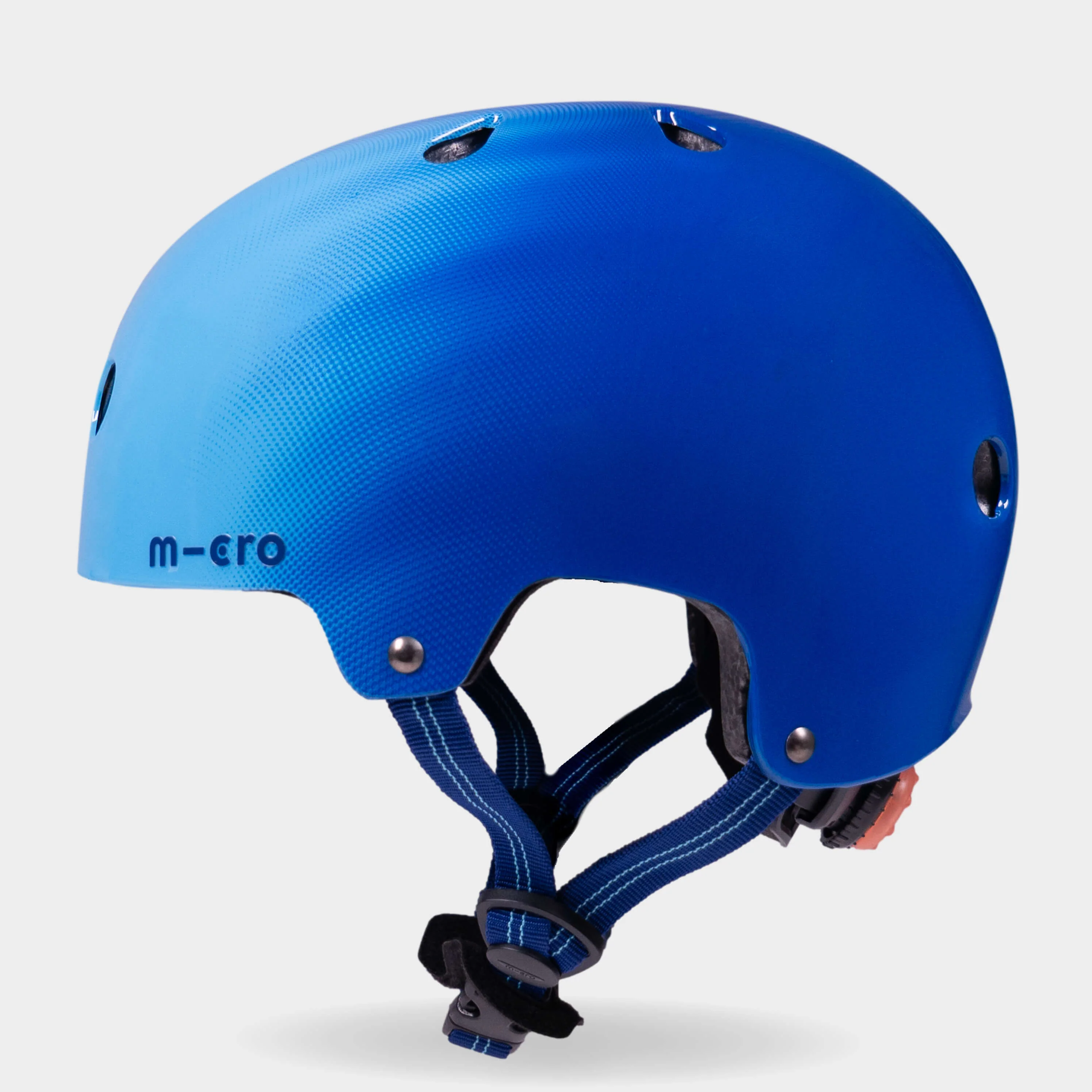 Printed Helmet for Bike and Scooters: Ombre Blue - Image 5