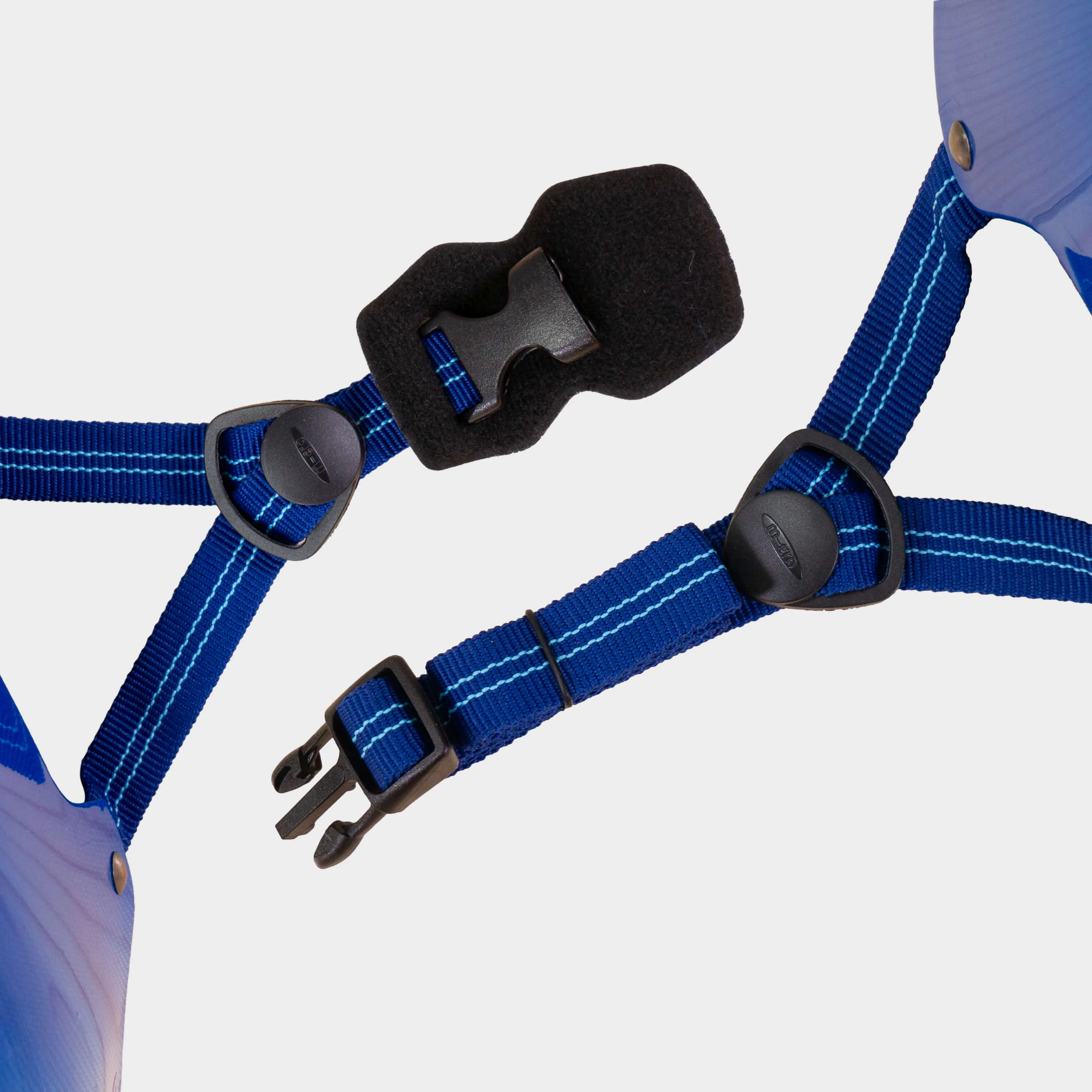 Printed Helmet for Bike and Scooters: Ombre Blue - Image 8