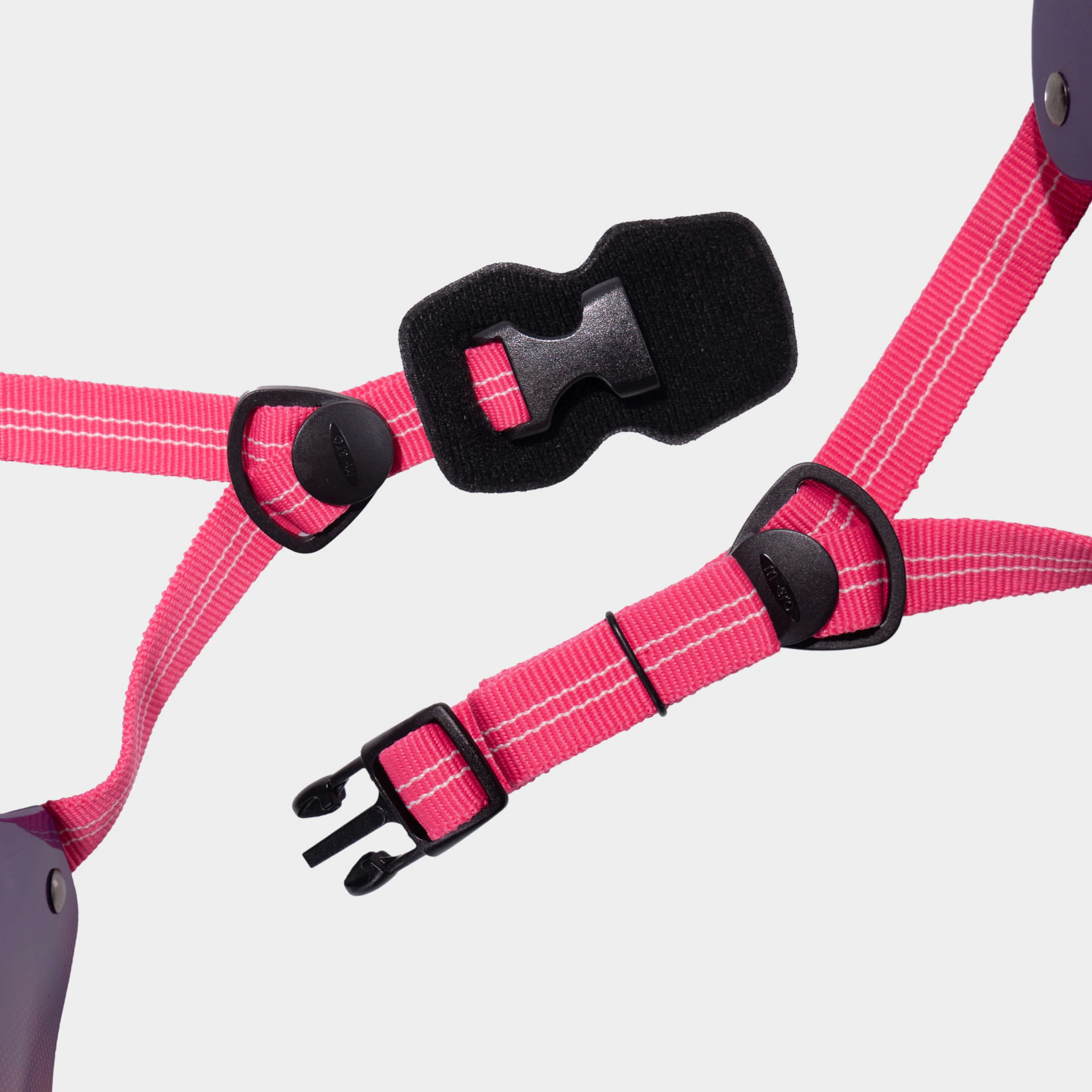 Printed Helmet for Bikes and Scooters: Ombre Purple/Pink - Image 8