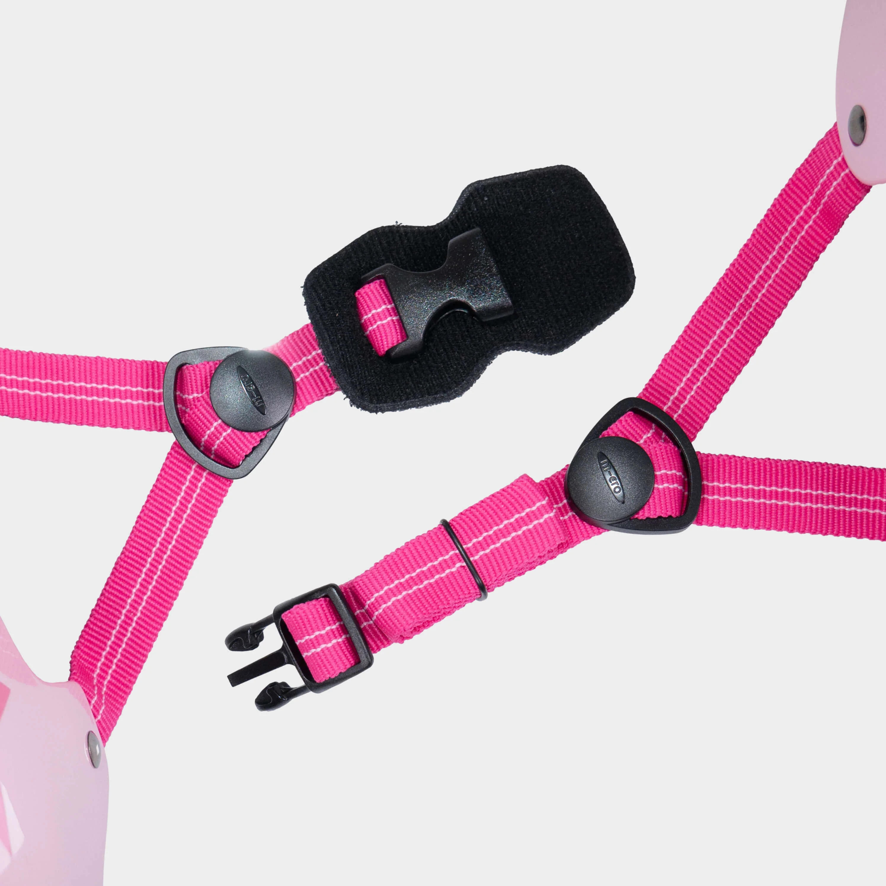 Printed Helmet for Bike and Scooters: Pink Star - Image 9