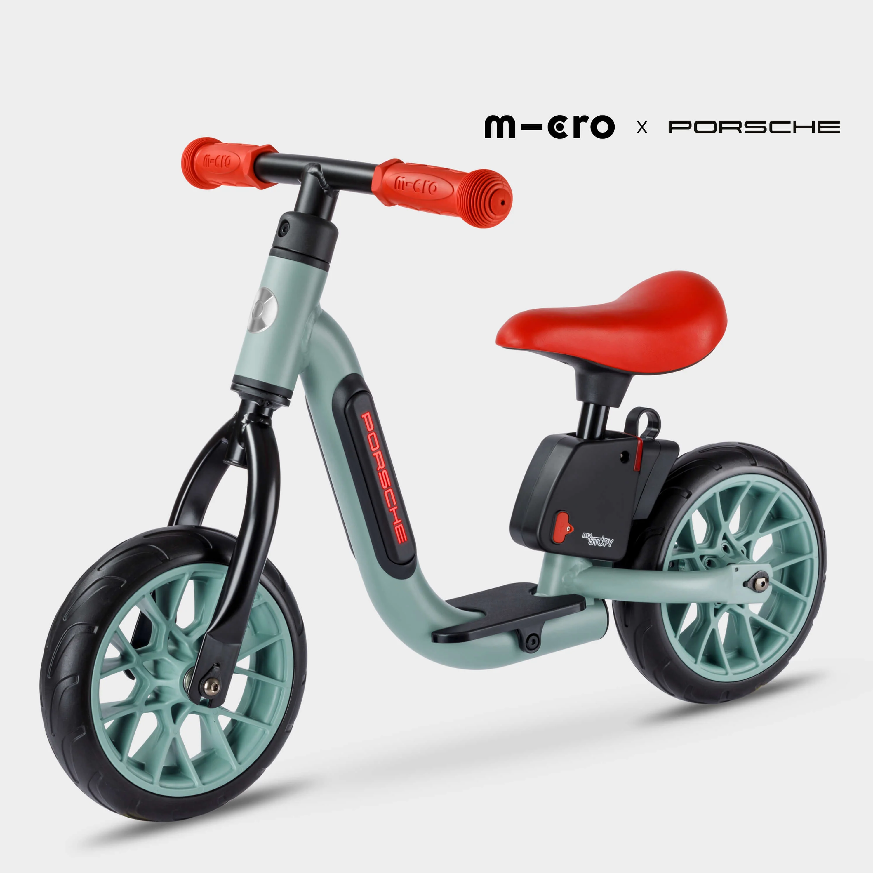 Micro Smart Balance Bike Porsche Edition: Metallic Green