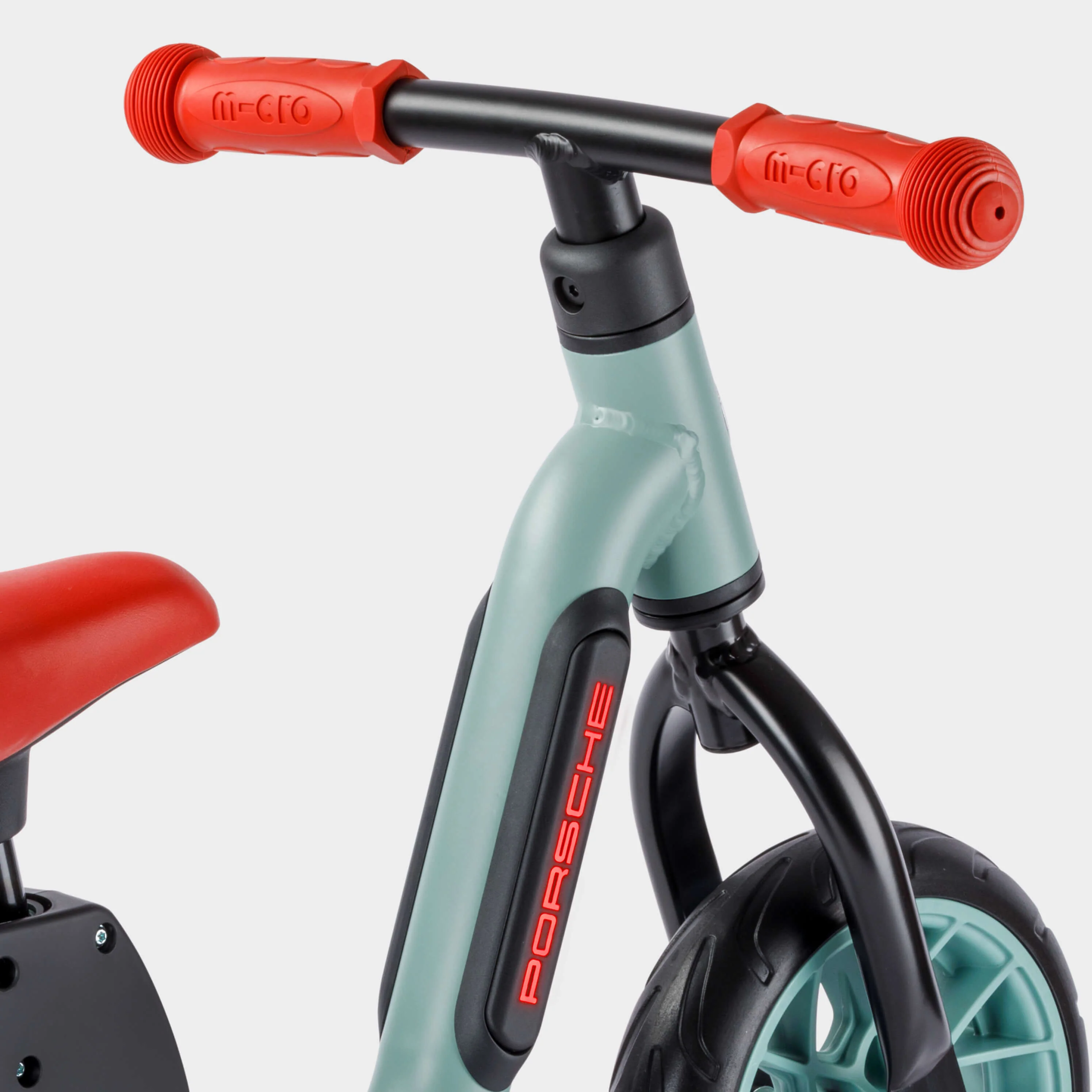 Micro Smart Balance Bike Porsche Edition: Metallic Green - Image 7