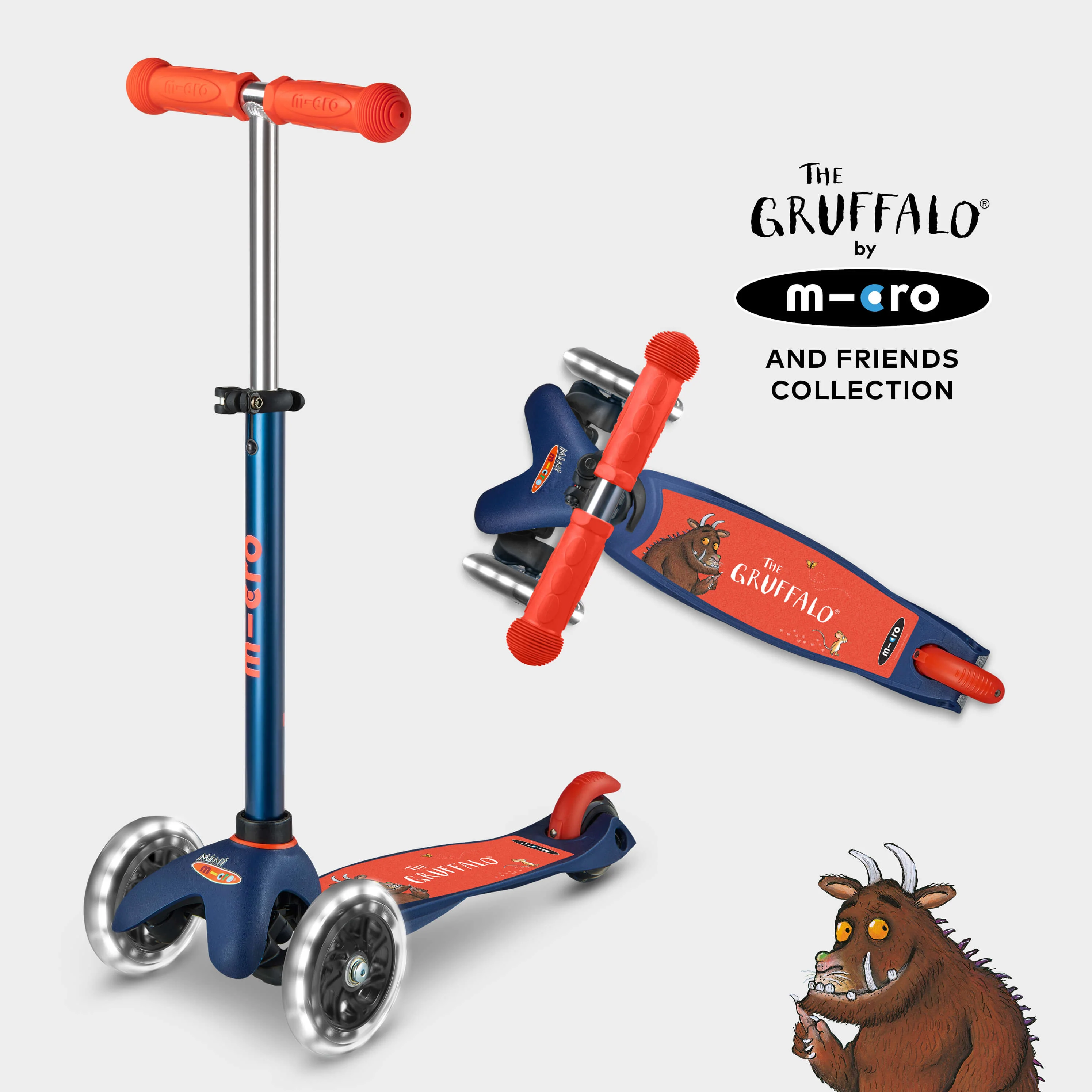 Mini Micro Deluxe LED Gruffalo and Friends Design: Navy - Image 10
