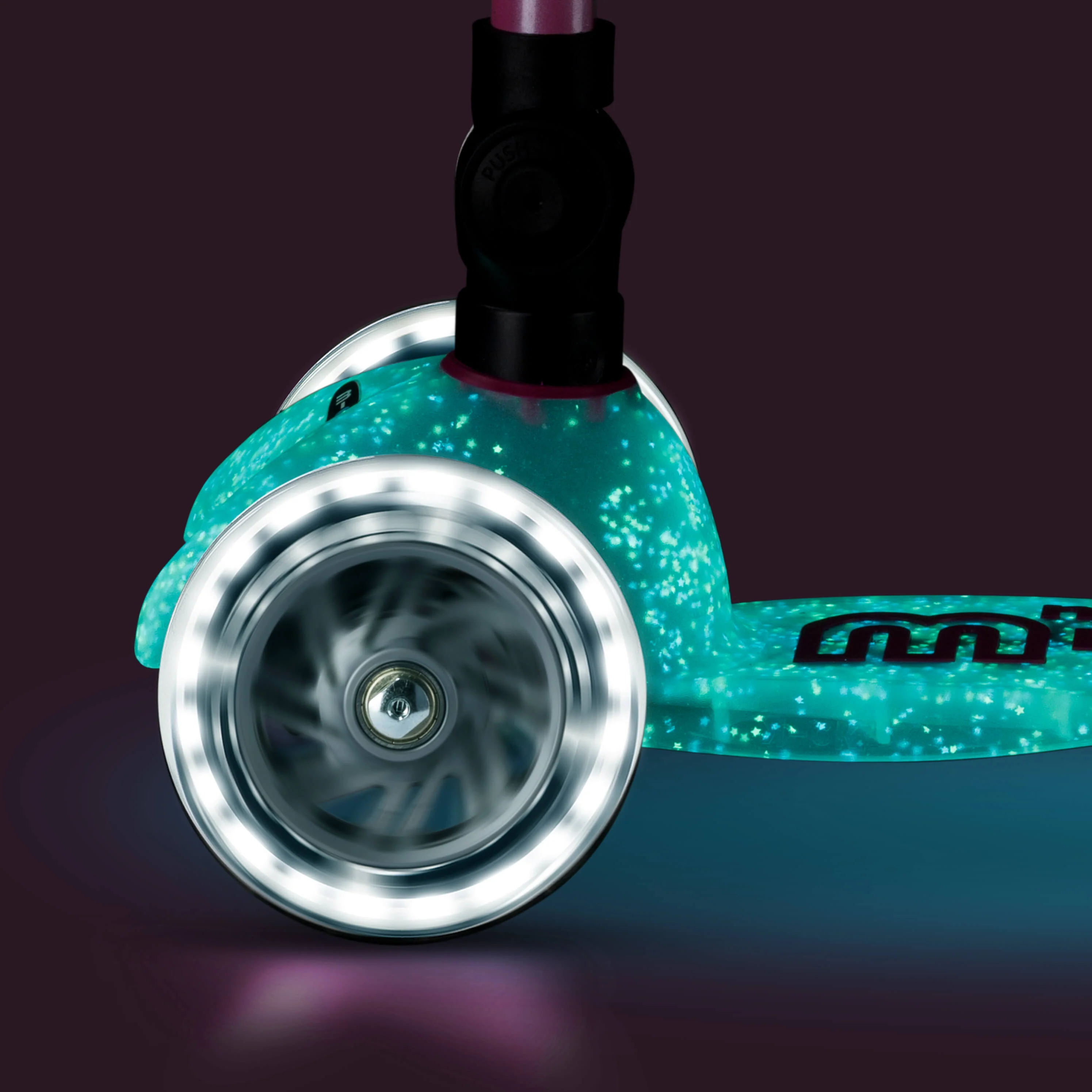 Mini Micro Foldable Orion LED Scooter: Pink - Image 4