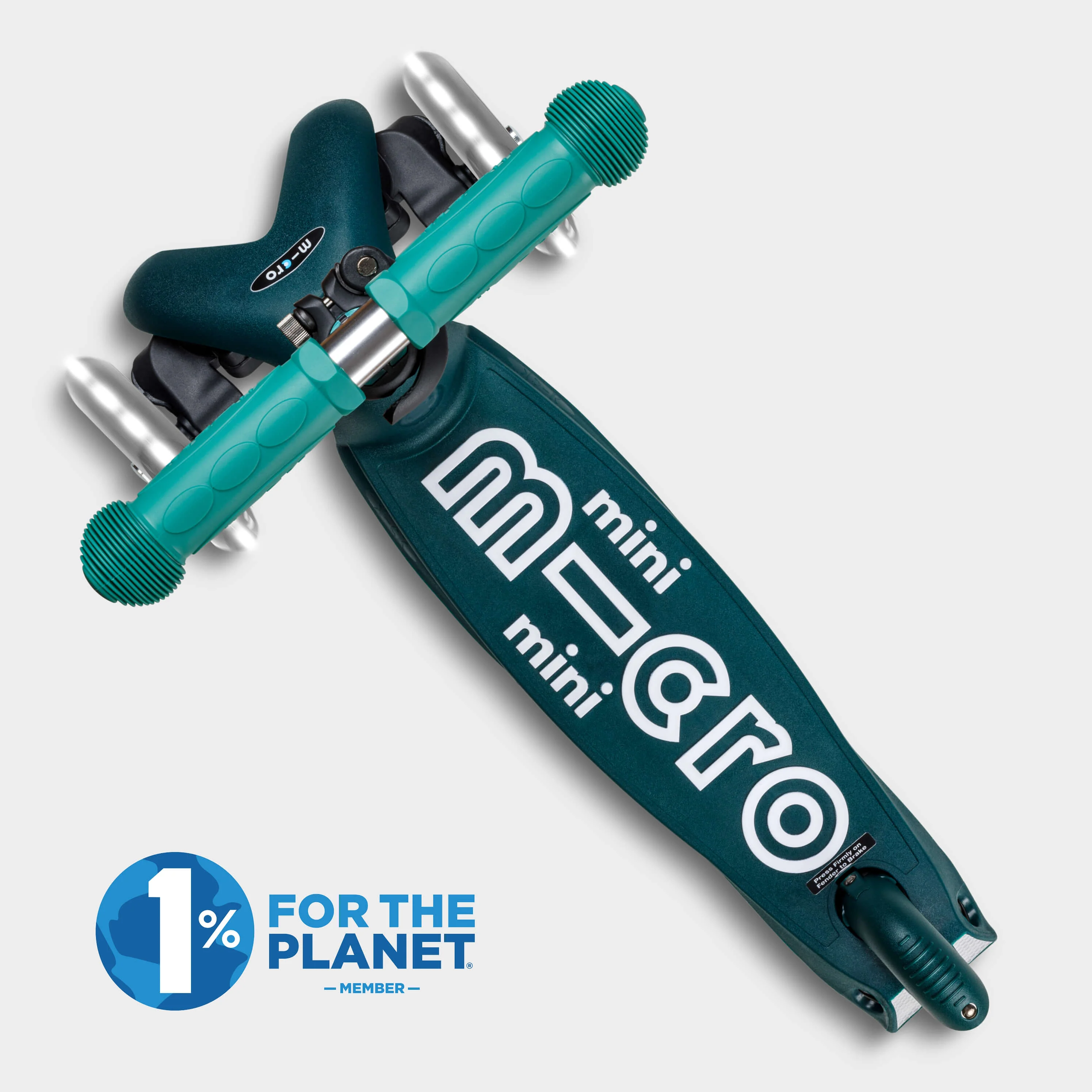 Mini Micro Foldable LED with Recycled Deck: Green - Image 7