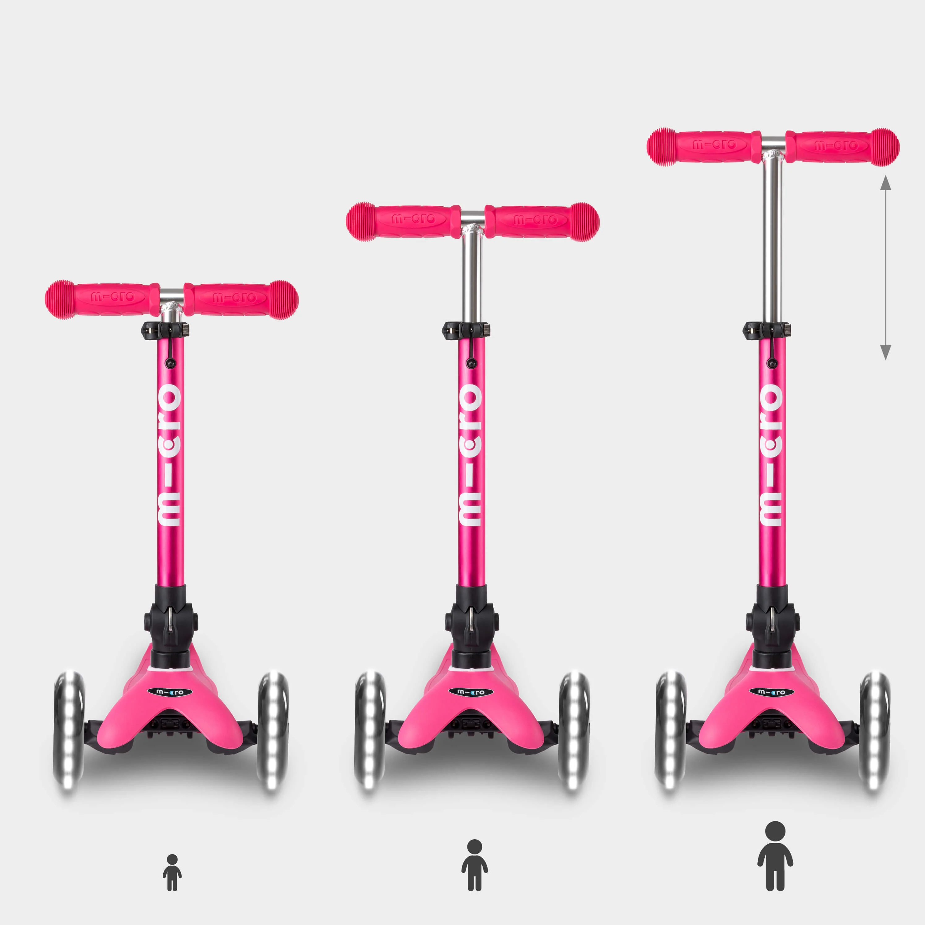 Mini Micro Foldable LED: Pink - Image 5