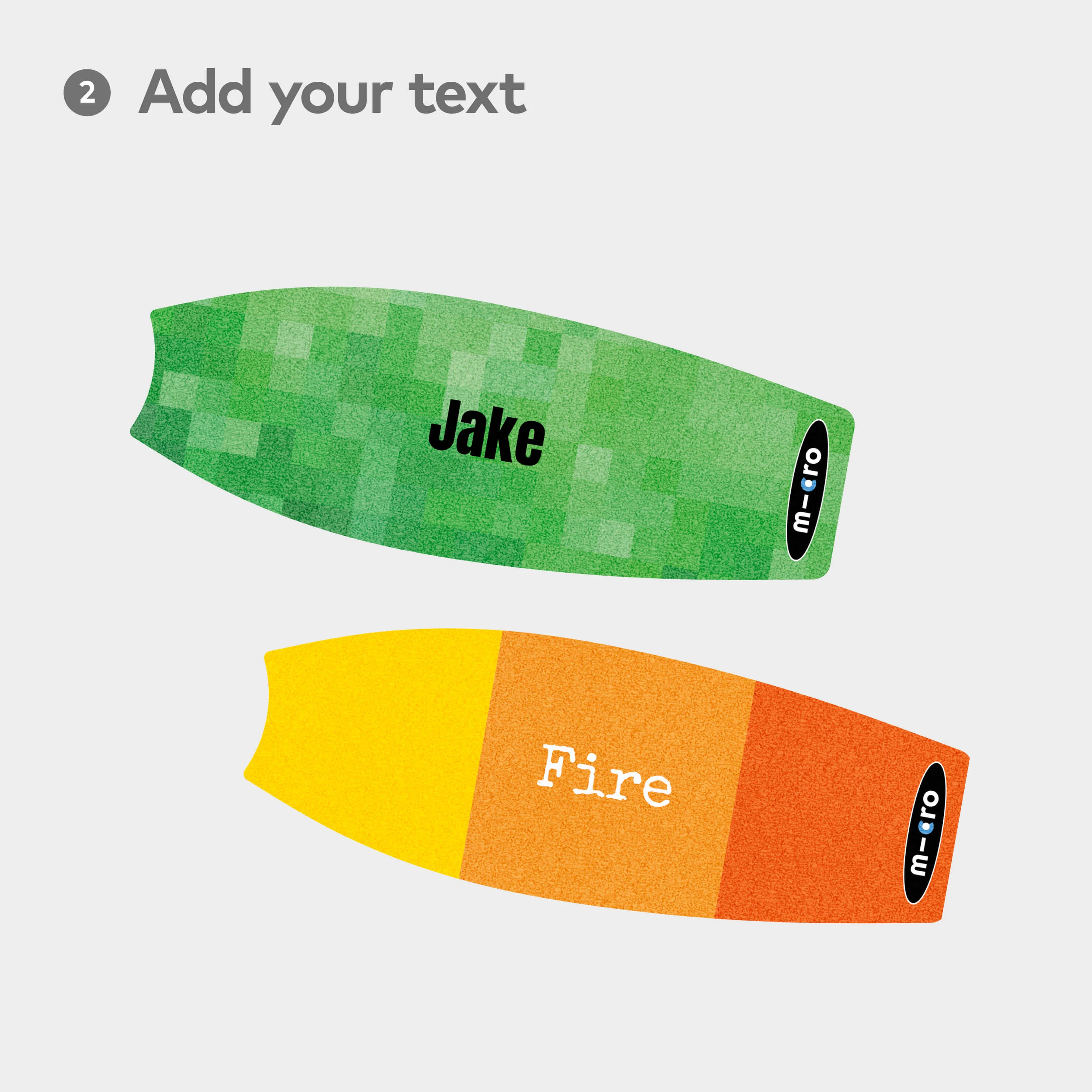 Personalised Foldable Deck: Maxi Micro: Red - Image 4
