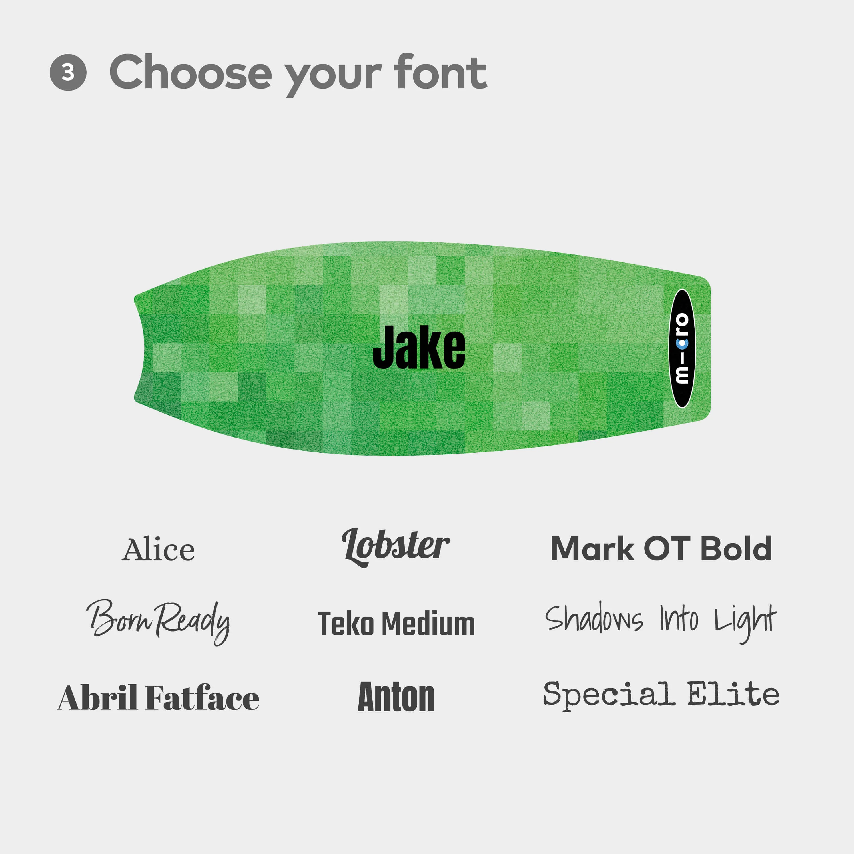 Personalised Foldable Deck: Maxi Micro: Red - Image 5